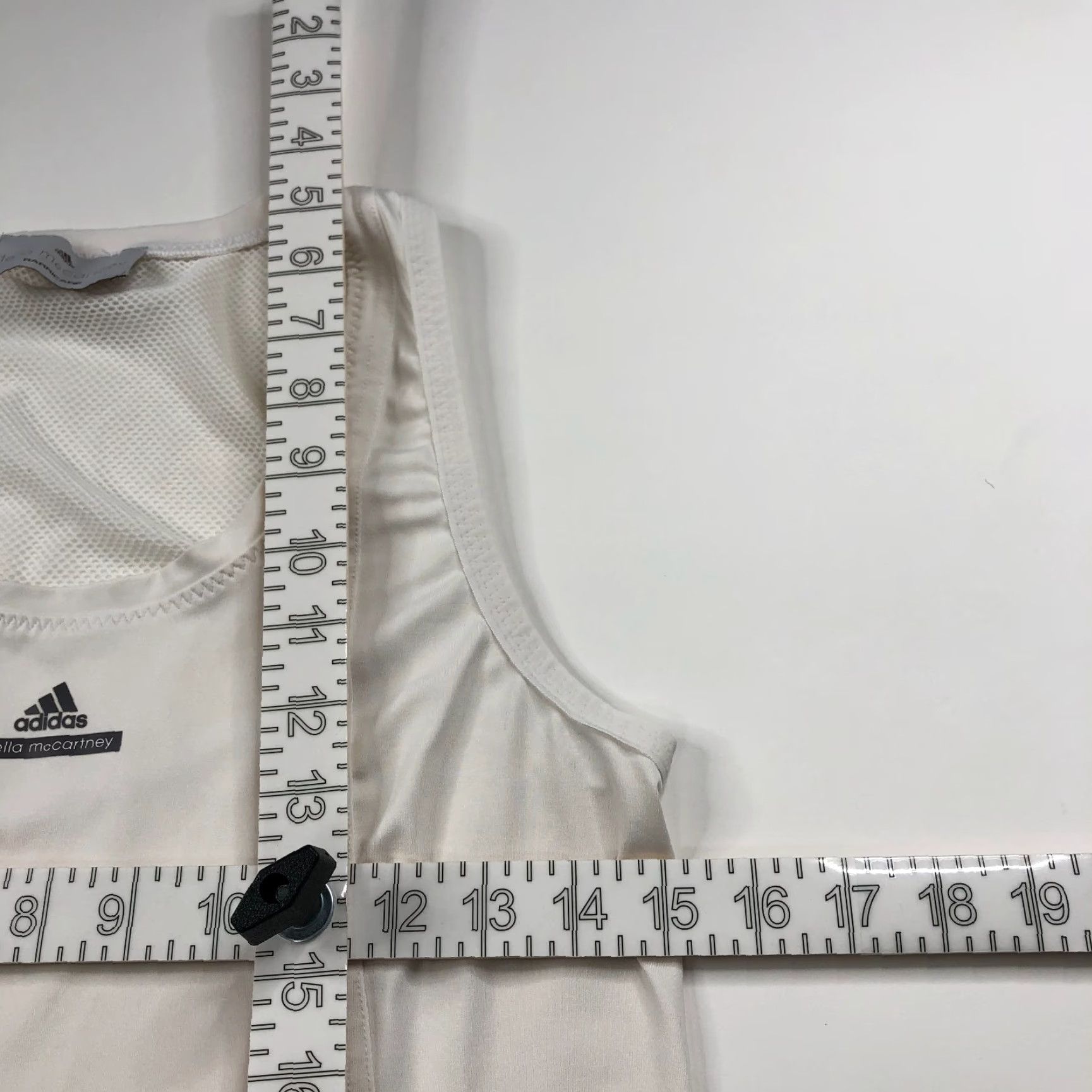 Adidas Adidas Stella McCartney Tank Top White Athletic Sleeveless Racerback Women M Size M / US 6-8 / IT 42-44 - 4 Thumbnail