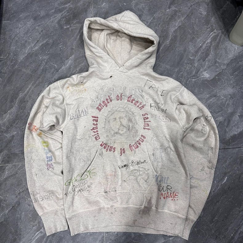 Saint Michael Saint Michael Washed pullover hoodie sweatshirt Size US M / EU 48-50 / 2 - 1 Thumbnail