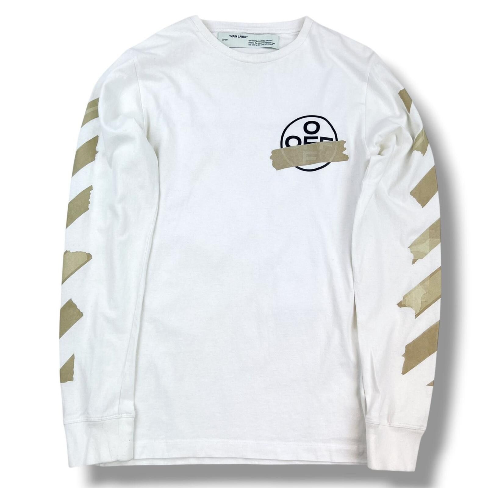 Off-White Off-White Tape Arrows White Long Sleeve T Shirt Size US S / EU 44-46 / 1 - 3 Thumbnail
