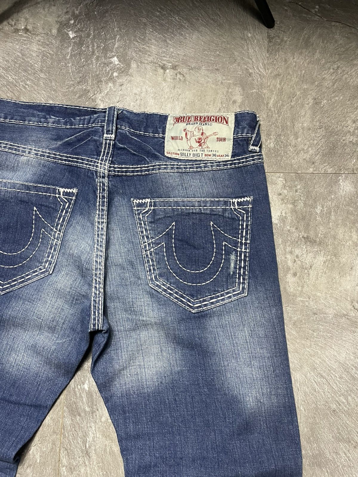 True Religion True Religion Vintage Billy Bigt Baggy Denim Jeans Y2K Blue Size US 36 / EU 52 - 2 Thumbnail