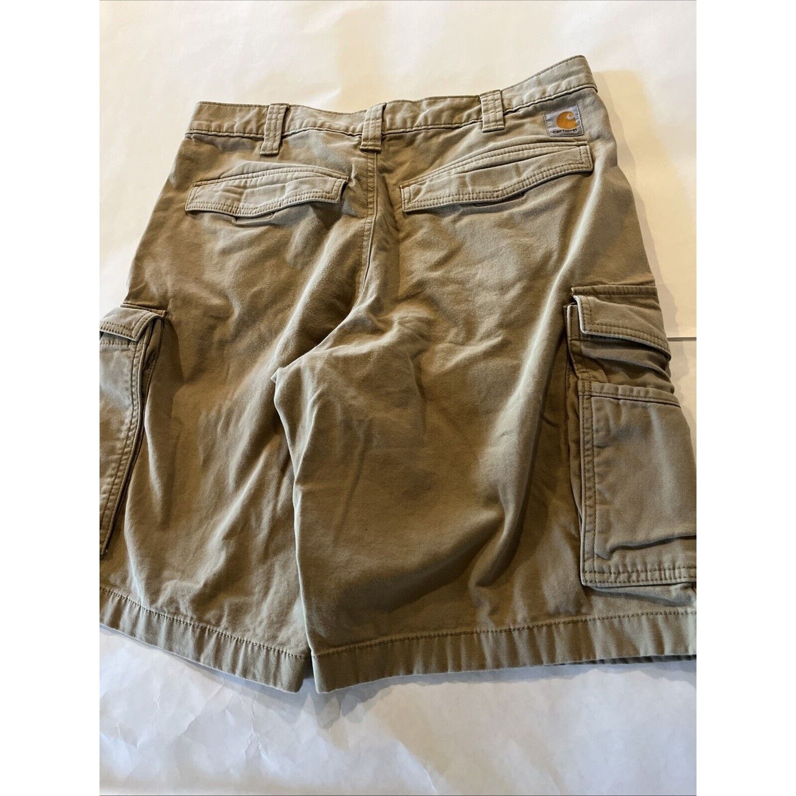 Carhartt Carhartt Canvas Cargo Shorts Men’s 33 Brown Relaxed Workwear Size US 33 - 10 Thumbnail