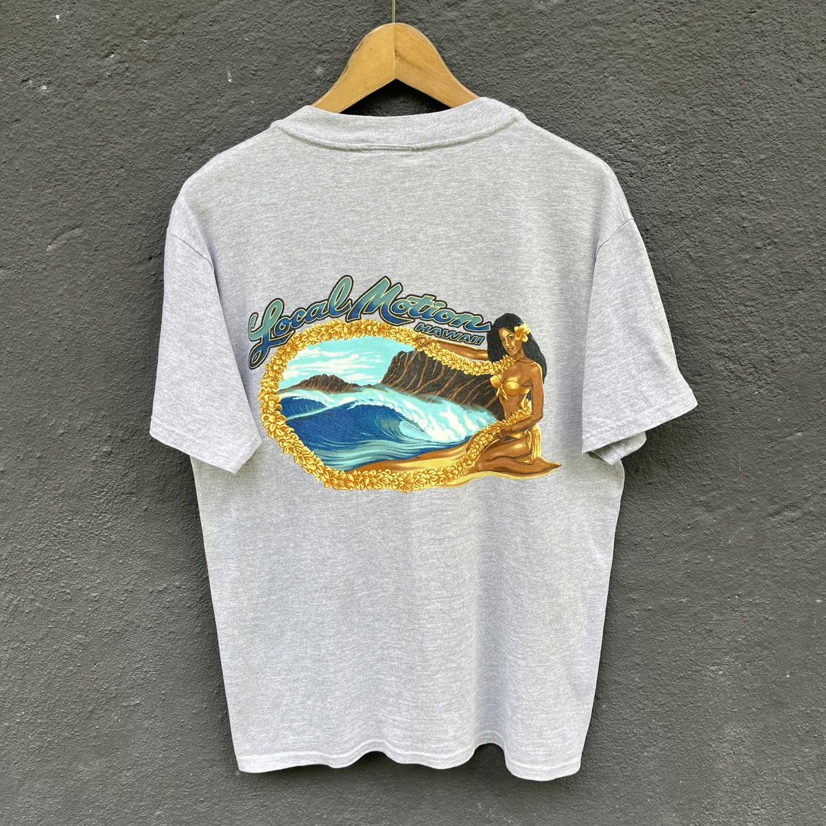 Sun Surf Thrashed Vintage 90s Local Motion Surfing Brand Tee Size US L / EU 52-54 / 3 - 1 Thumbnail