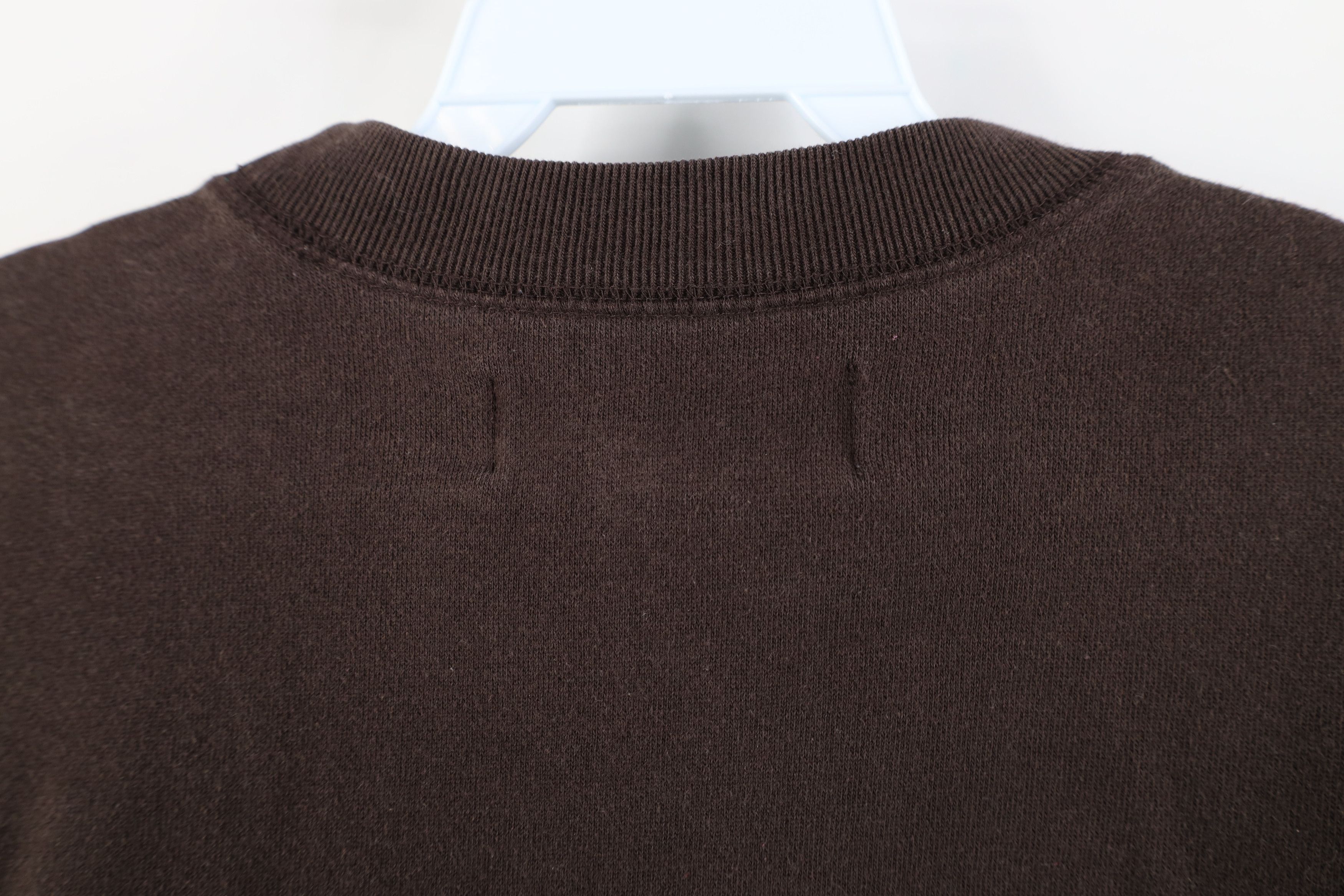 Express Vintage 90s Express Crewneck Sweatshirt Chocolate Brown Size M / US 6-8 / IT 42-44 - 10 Thumbnail