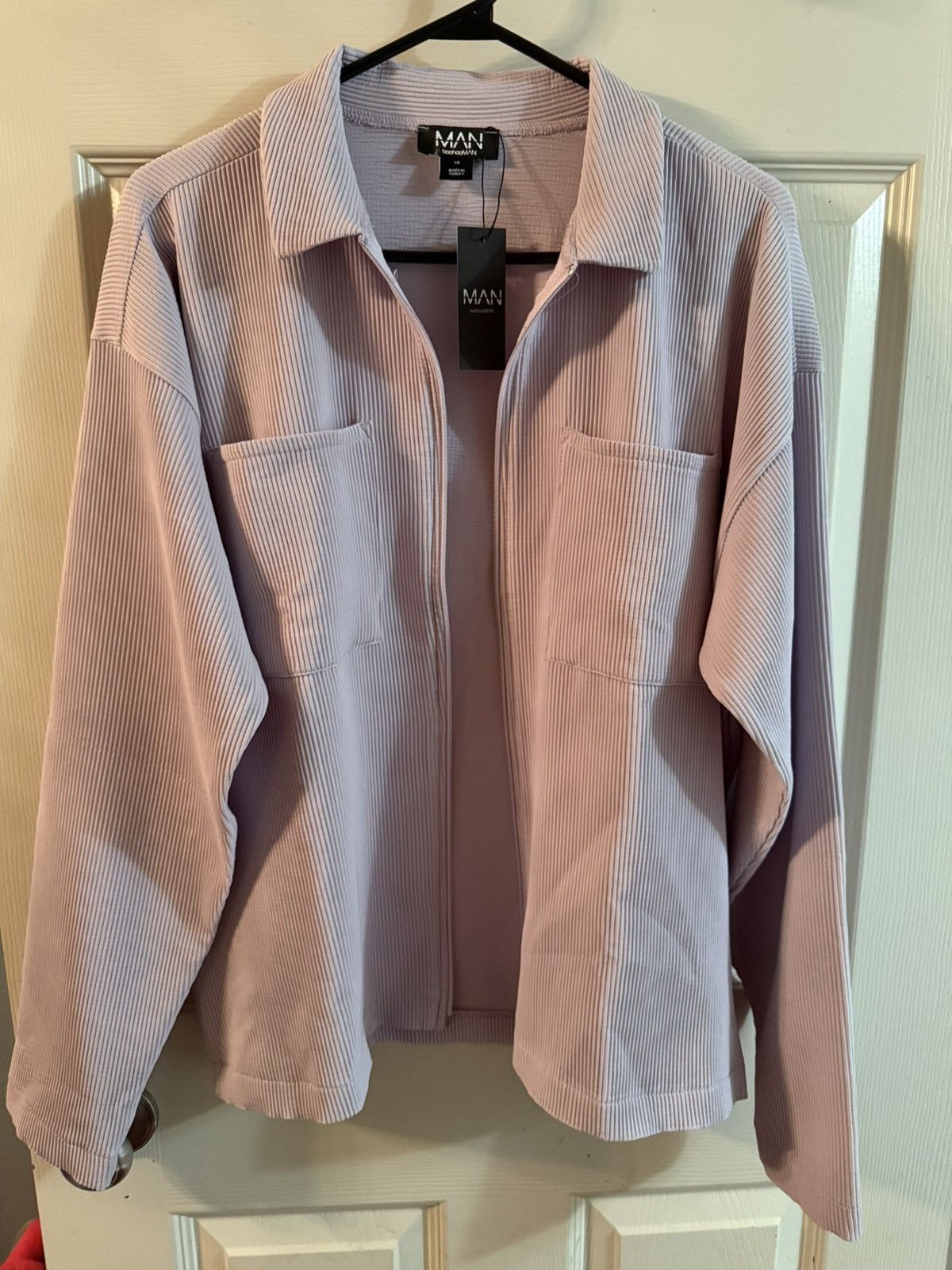 Boohoo Men’s Boohoo man waffle purple overshirt Size US XS / EU 42 / 0 - 1 Thumbnail