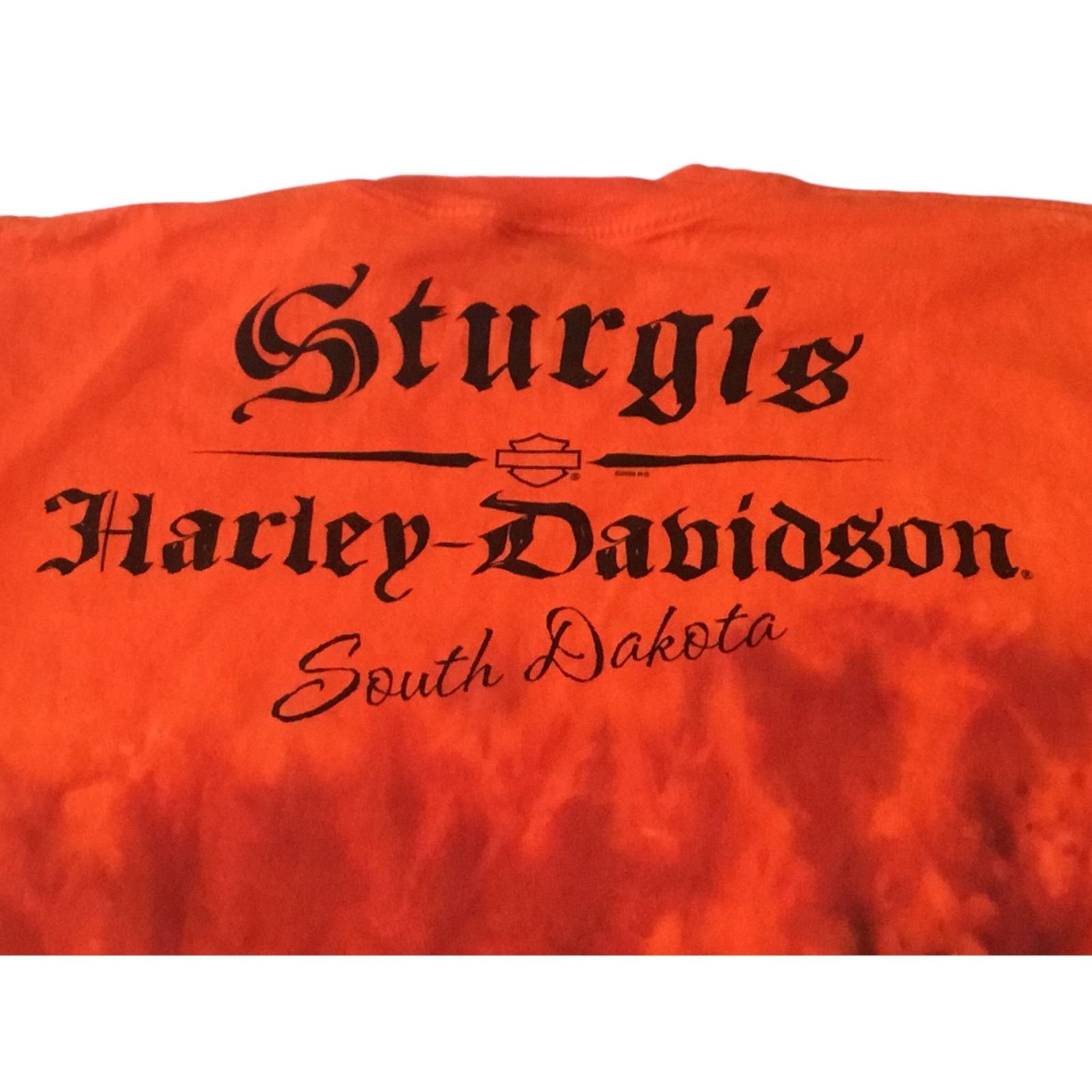 Harley Davidson Harley Davidson T-Shirt Sturgis So. Dakota Orange Flames XL Size US XL / EU 56 / 4 - 4 Thumbnail