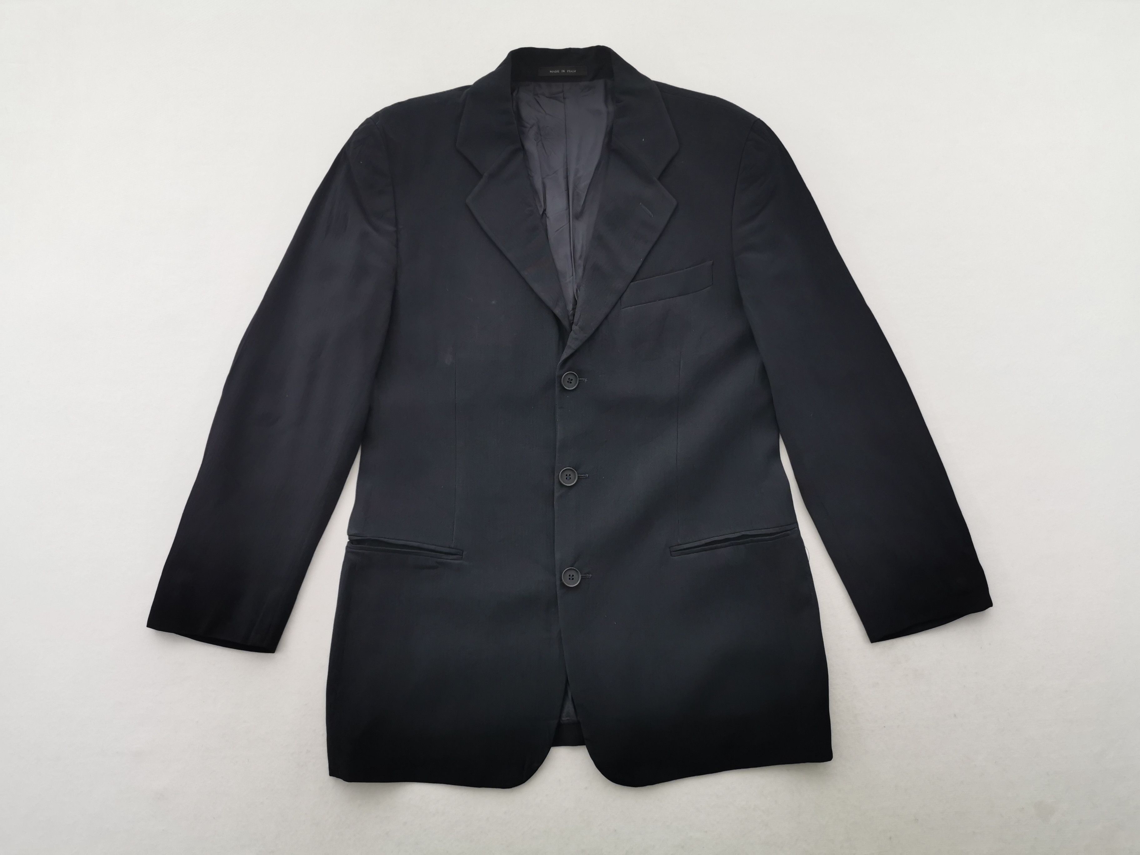 Emporio Armani Vintage Emporio Armani Wool Blazer Coat Made In Italy Size 42S - 1 Thumbnail