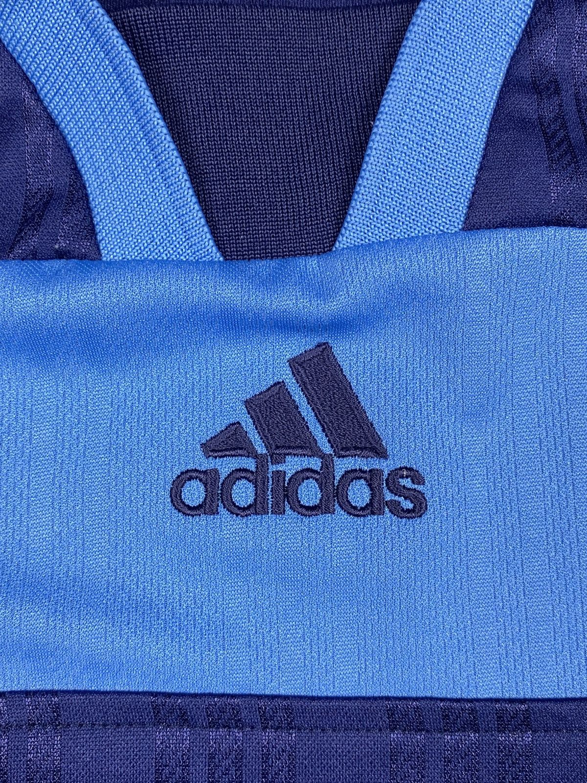 Adidas Vintage Adidas Soccer Jersey Blue Made in Portugal Size US XL / EU 56 / 4 - 6 Thumbnail
