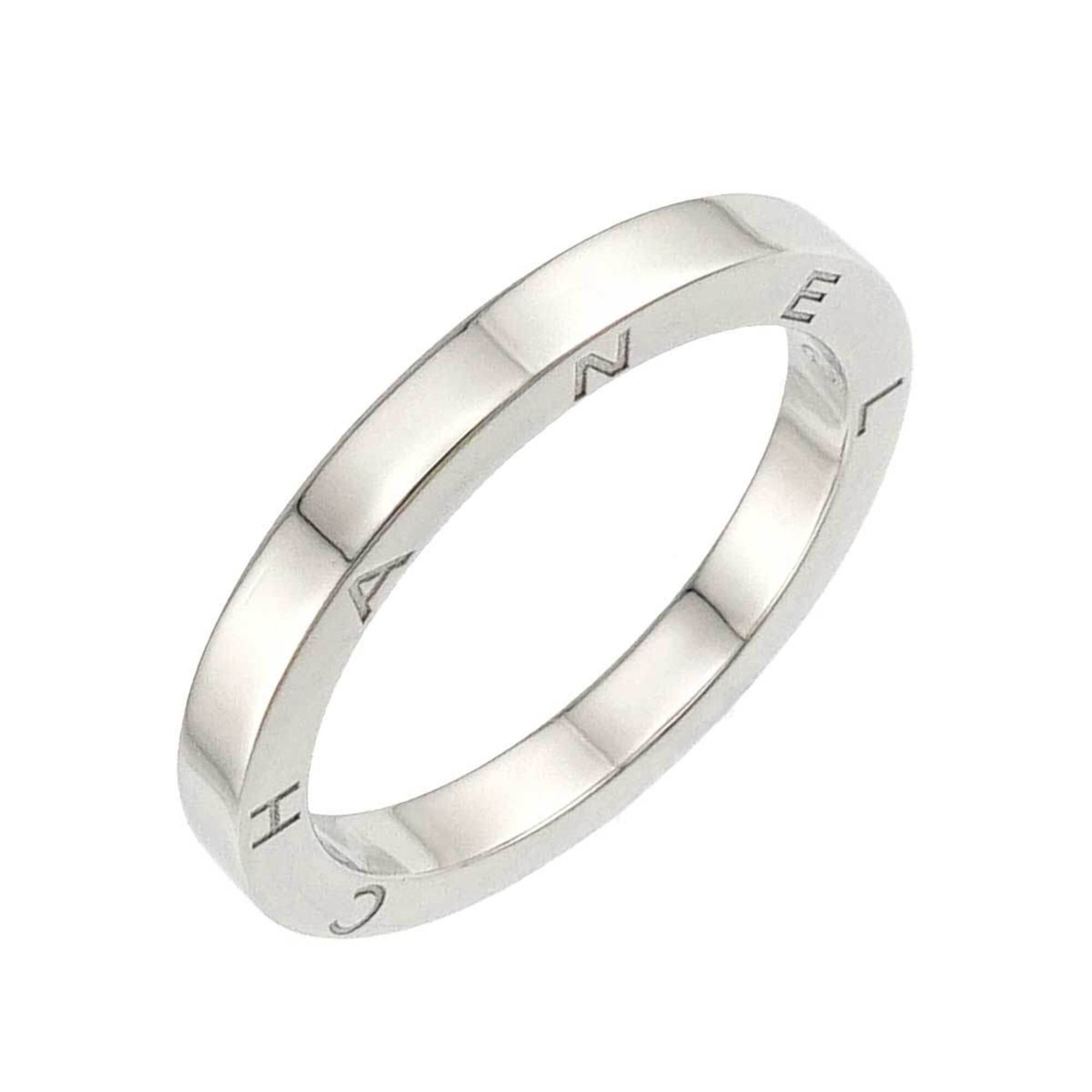 Chanel Chanel Signature 2 Ring, Platinum (Pt) Size ONE SIZE - 1 Thumbnail