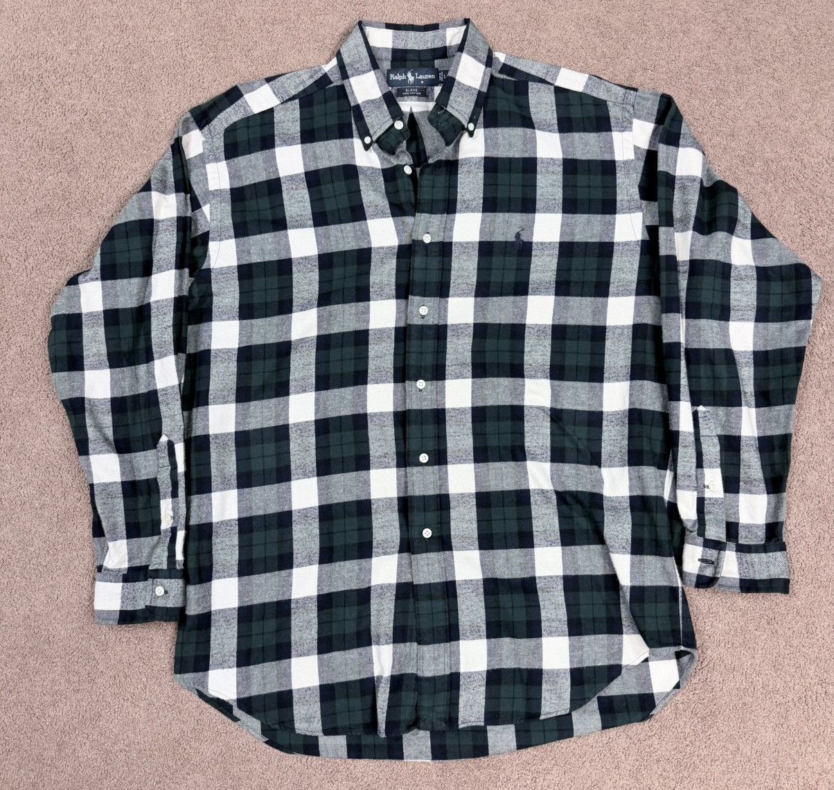 Ralph Lauren Vintage Ralph Lauren Blake Plaid Button Down Shirt Size US L / EU 52-54 / 3 - 1 Thumbnail