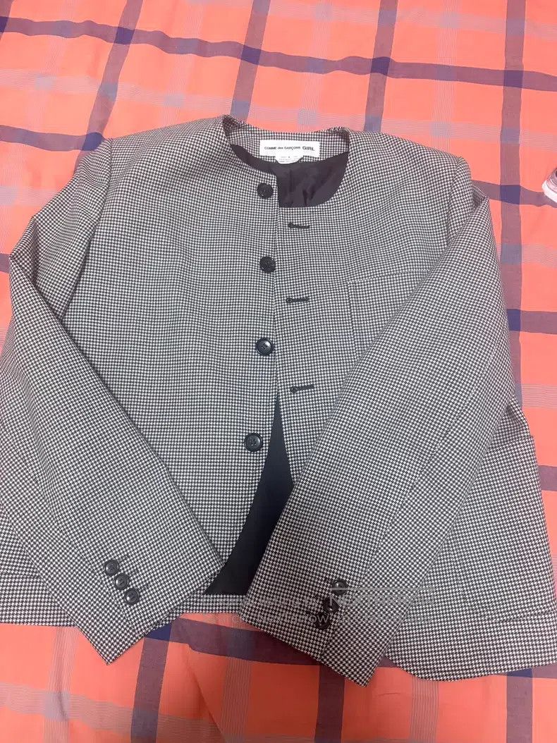 Comme des Garcons Comme Des Garcons Autumn and winter houndstooth coat Size L / US 10 / IT 46 - 3 Thumbnail