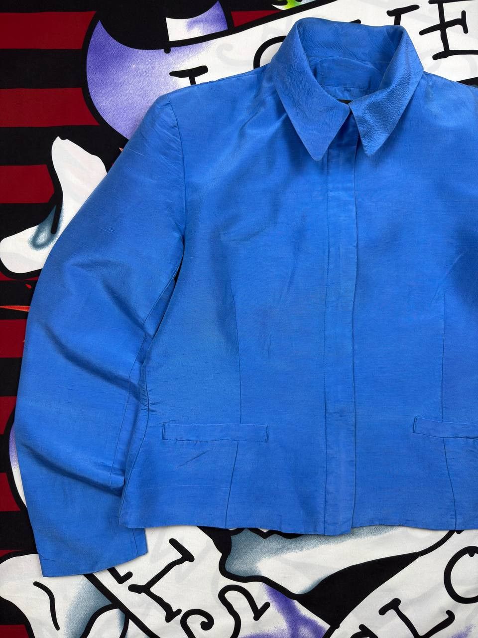 Ralph Lauren Black Label Ralph Lauren Luxury Black Label Silk Jacket Hong Kong made Size M / US 6-8 / IT 42-44 - 2 Thumbnail