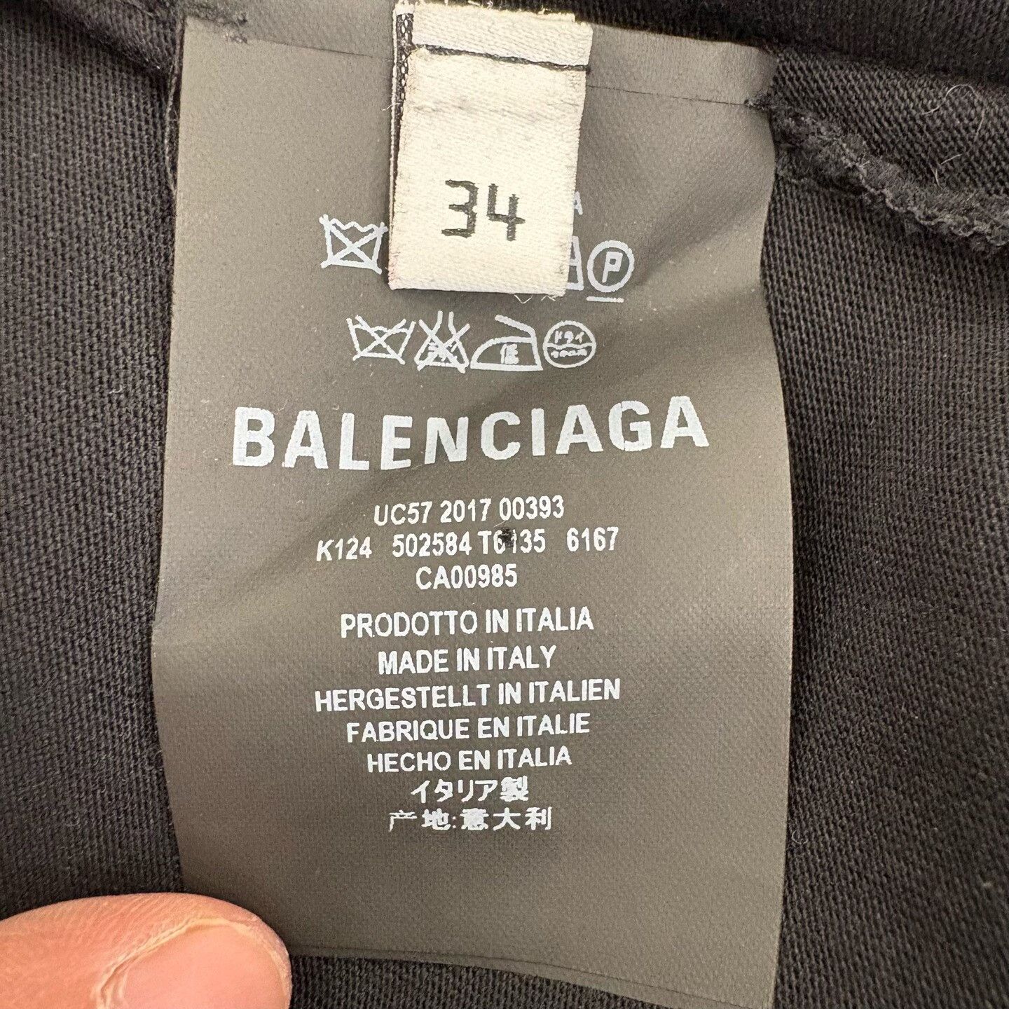 Balenciaga Balenciaga Double B-printed sheer double-layered gauze dre Size 33" - 4 Thumbnail