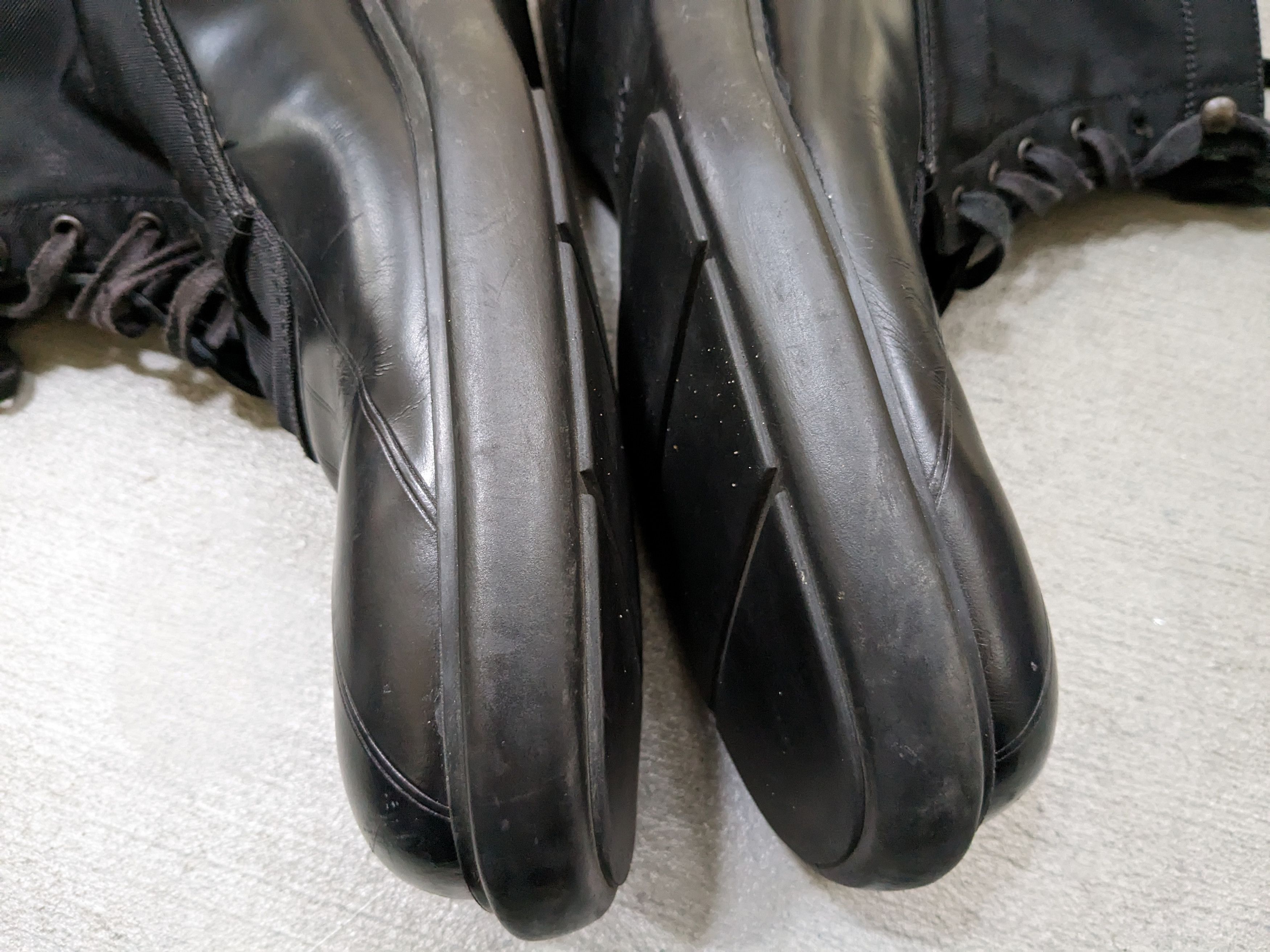 Gucci Gucci Combat Boots Size 10.5 Black Leather Buckle Duck Y2K Size US 10.5 / EU 43-44 - 9 Thumbnail