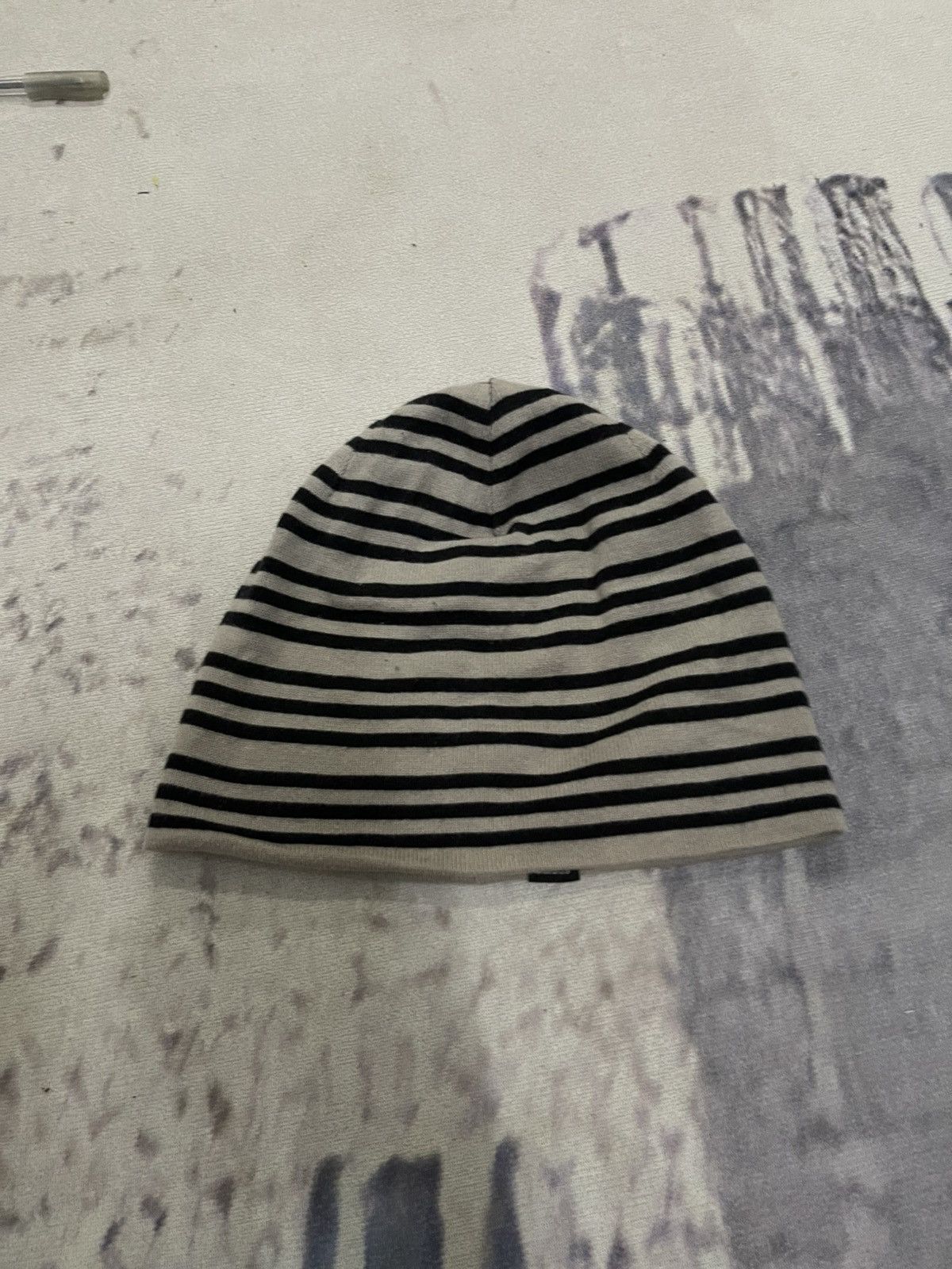 Adidas 2000s ADIDAS TREFOIL STRIPES BEANIE HAT Size ONE SIZE - 5 Thumbnail