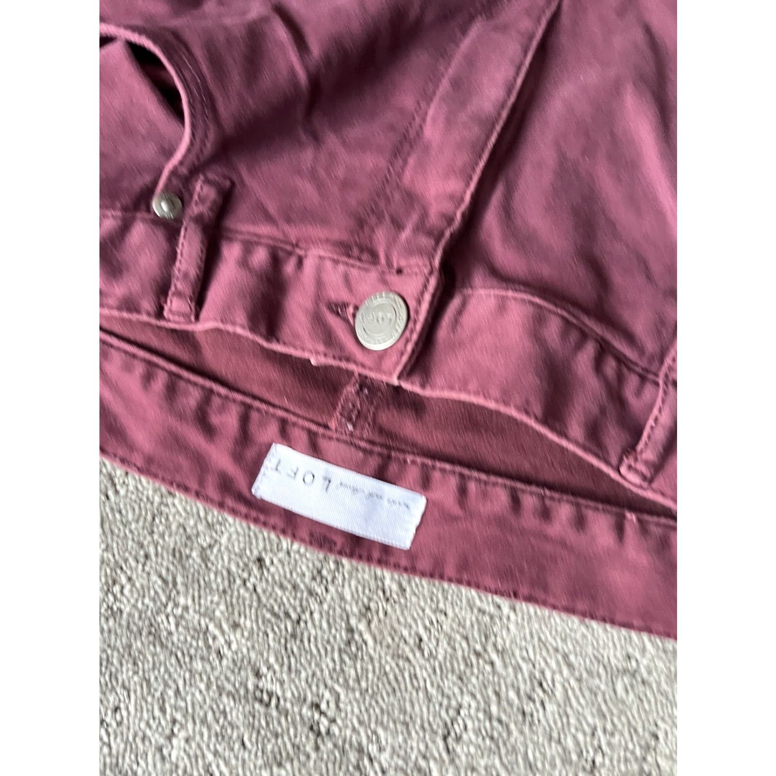 Loft LOFT Leggings Women 12 Burgundy Made and Loved Love Size 34" / US 12 / IT 48 - 5 Thumbnail