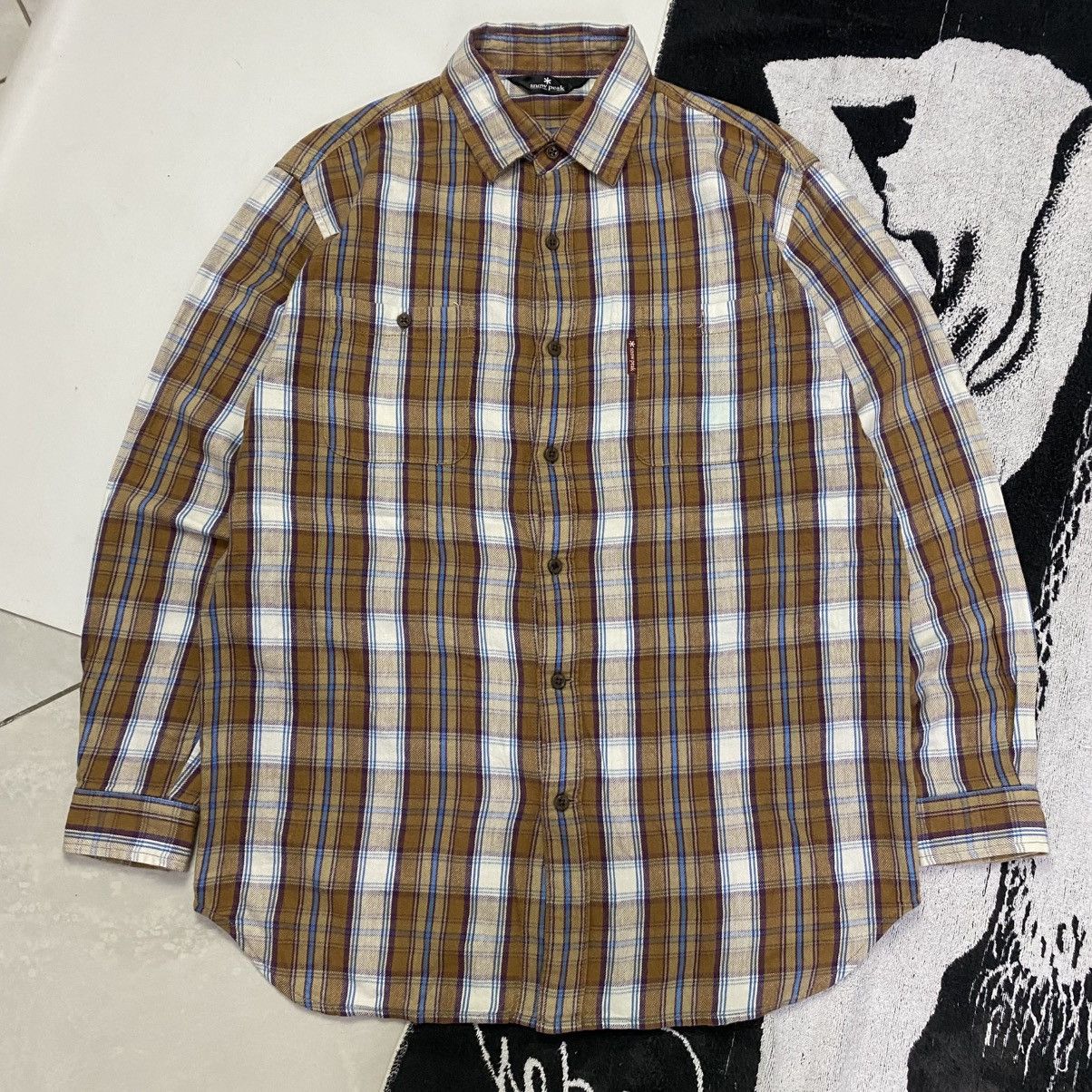 Snow Peak Snow Peak flannel long sleeve shirt Size US L / EU 52-54 / 3 - 1 Thumbnail