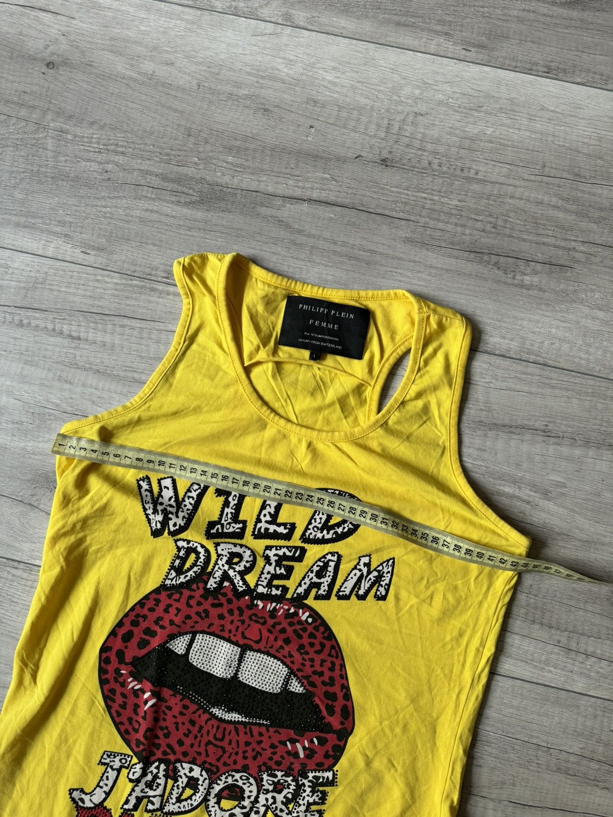 Philipp Plein Philipp Plein Wild Dream J'adore Plein Lips & Strass tee Size M / US 6-8 / IT 42-44 - 7 Thumbnail