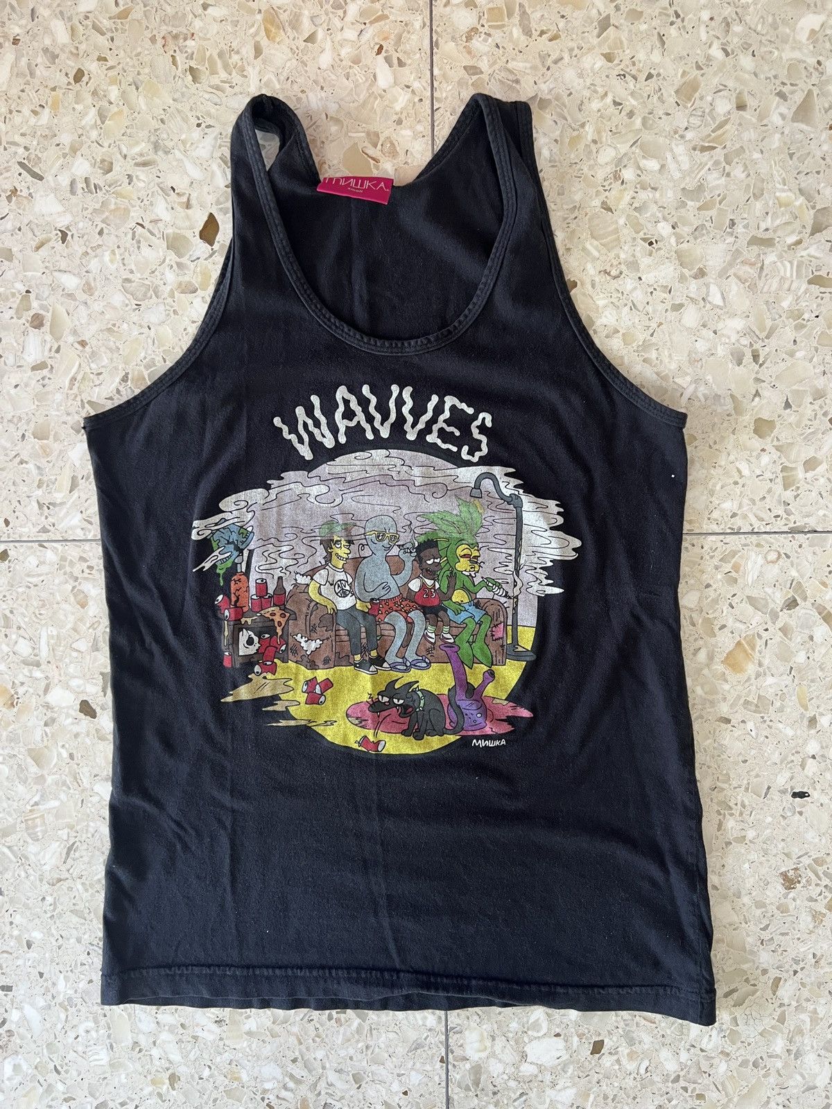 Mishka Wavves Band Simpsons Black Bart Chronic Hemphog Simpsons Size US S / EU 44-46 / 1 - 2 Thumbnail