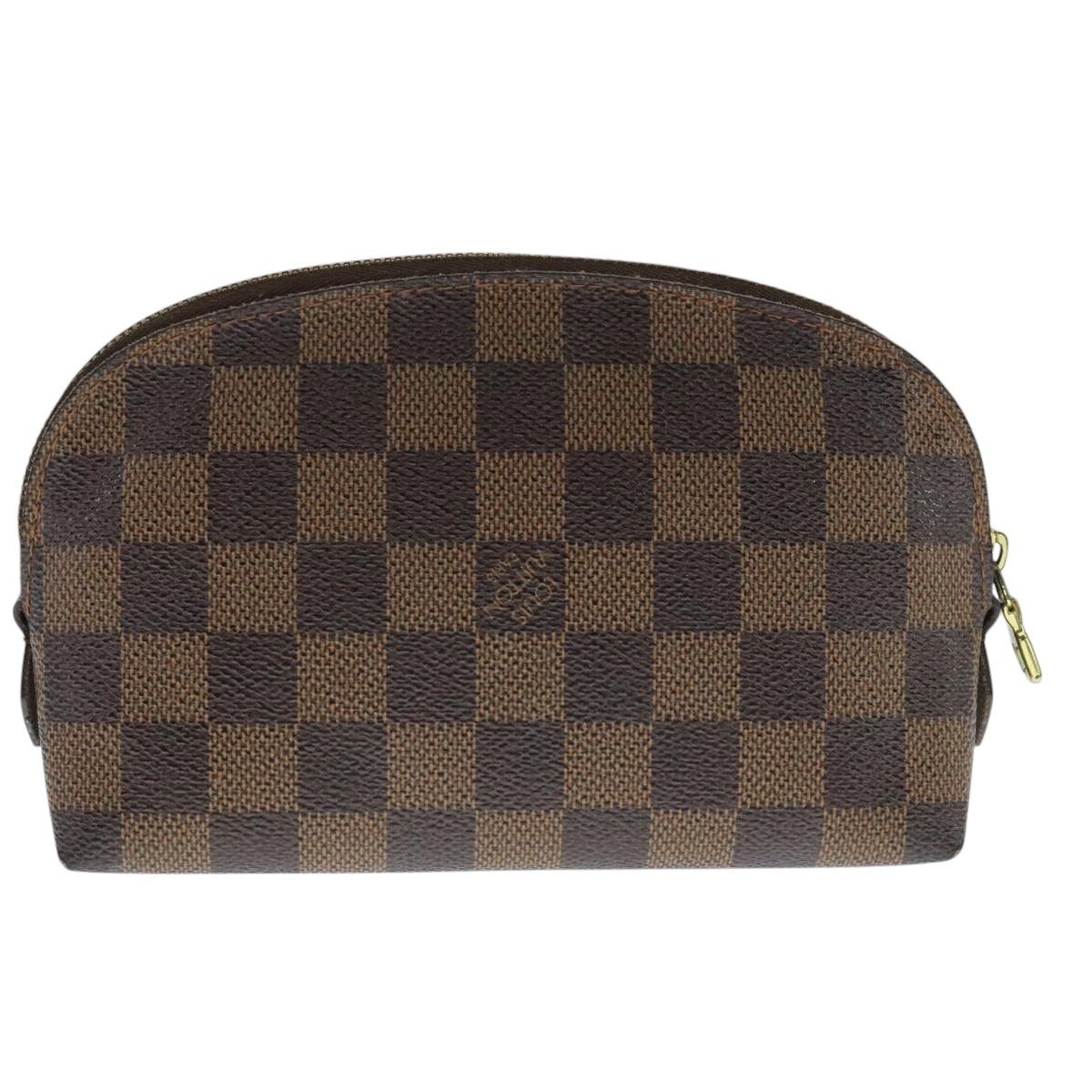 Louis Vuitton Cosmetic Pouch Brown Canvas Clutch Bag (Pre-Owned) Size ONE SIZE - 1 Thumbnail
