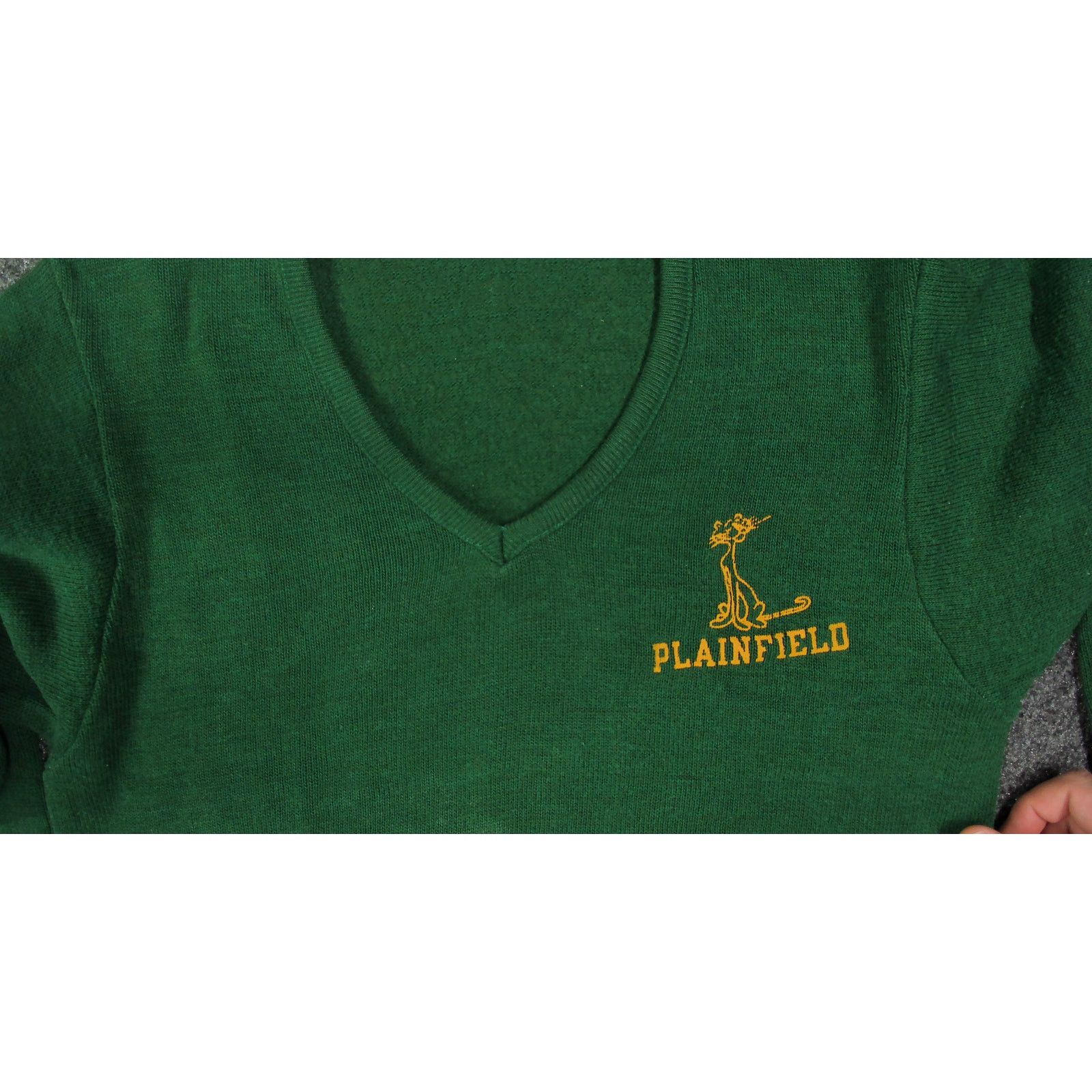 Champion Champion Vintage 70s Blue Bar Plainfield Thrashed Sweater Size M / US 6-8 / IT 42-44 - 13 Thumbnail