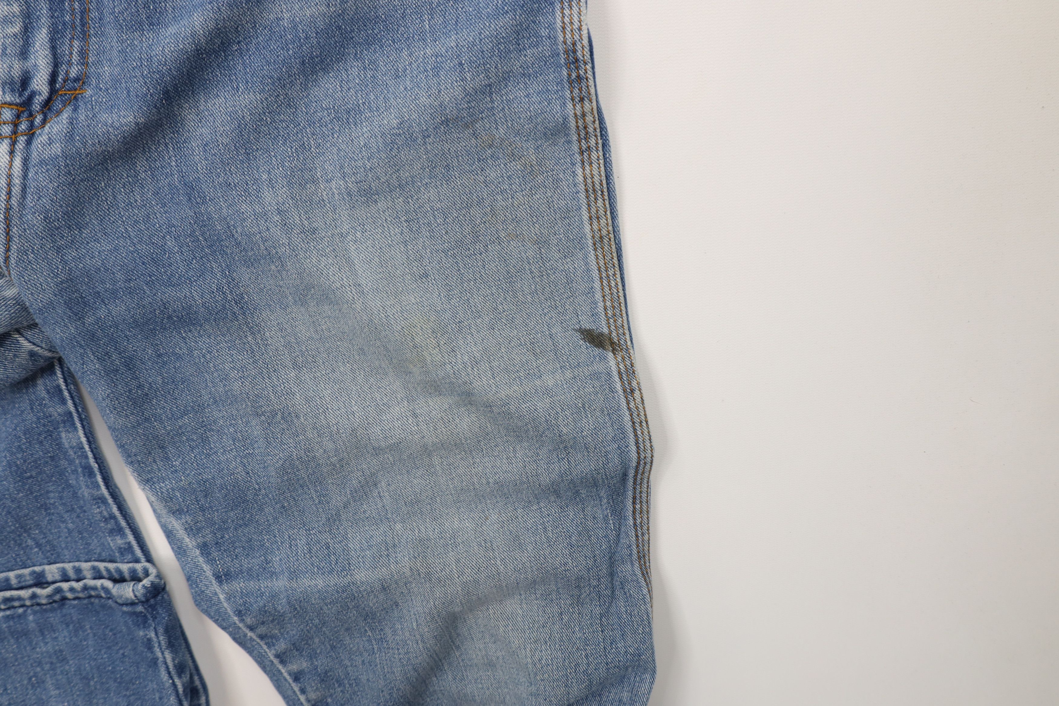 Vintage Vintage 70s Streetwear Wide Leg Denim Jeans Blue Cotton Size 36" / US 14 / IT 50 - 6 Thumbnail