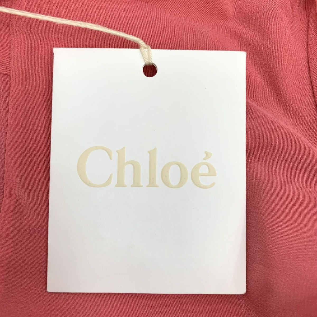 Chloe Chloe Color-blocked Silk Collared Long Sleeve Shirt K26WX Size S / US 4 / IT 40 - 6 Thumbnail