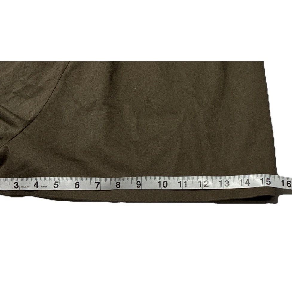 Ted Baker NWT Ted Baker RONNIIE Olive D-Ring Detail High-Waisted Short Size 27" / US 4 / IT 40 - 16 Thumbnail