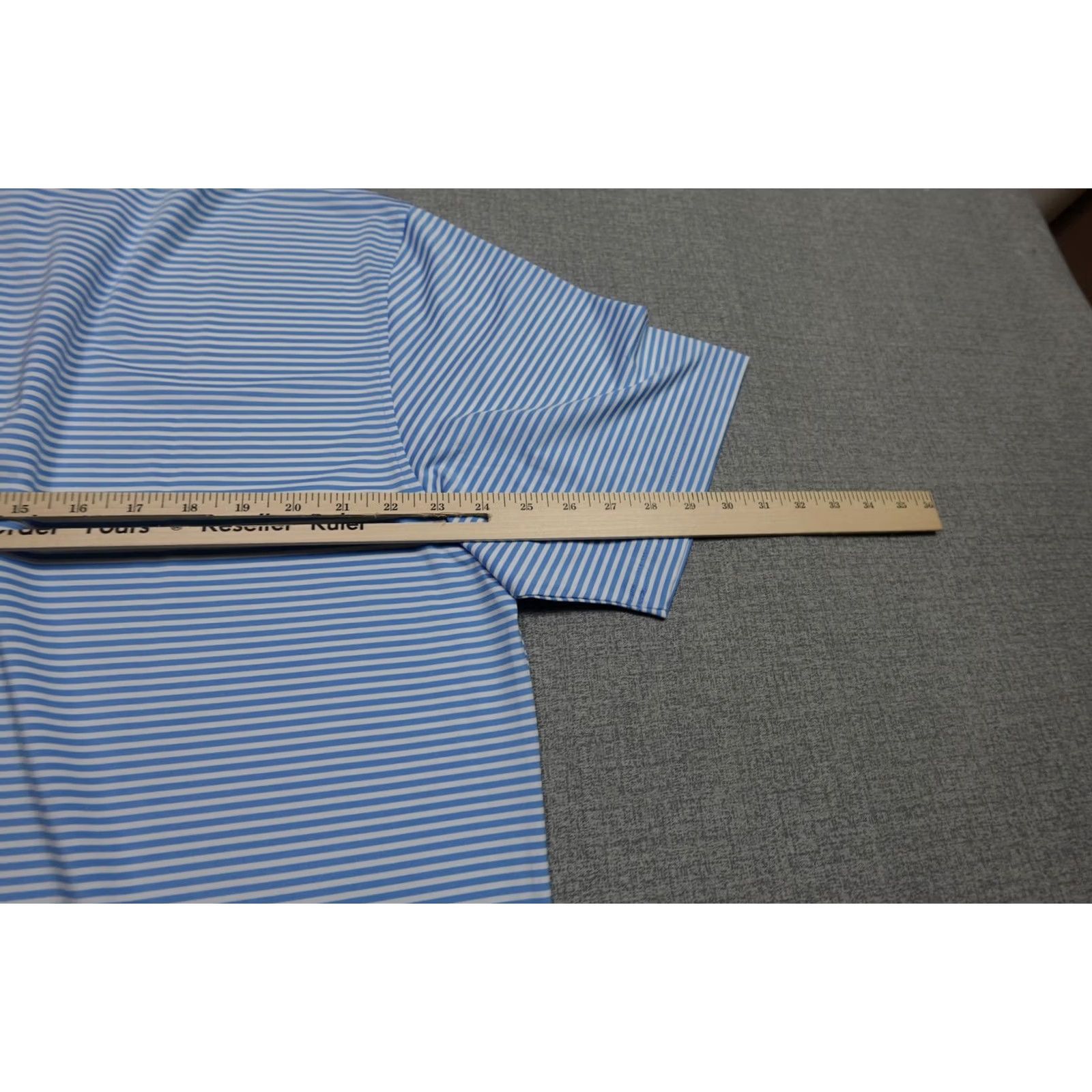 Footjoy FootJoy Golf Polo Mens XL Blue Stripe Glen View Club Chicago Crime Commission Size US XL / EU 56 / 4 - 7 Thumbnail