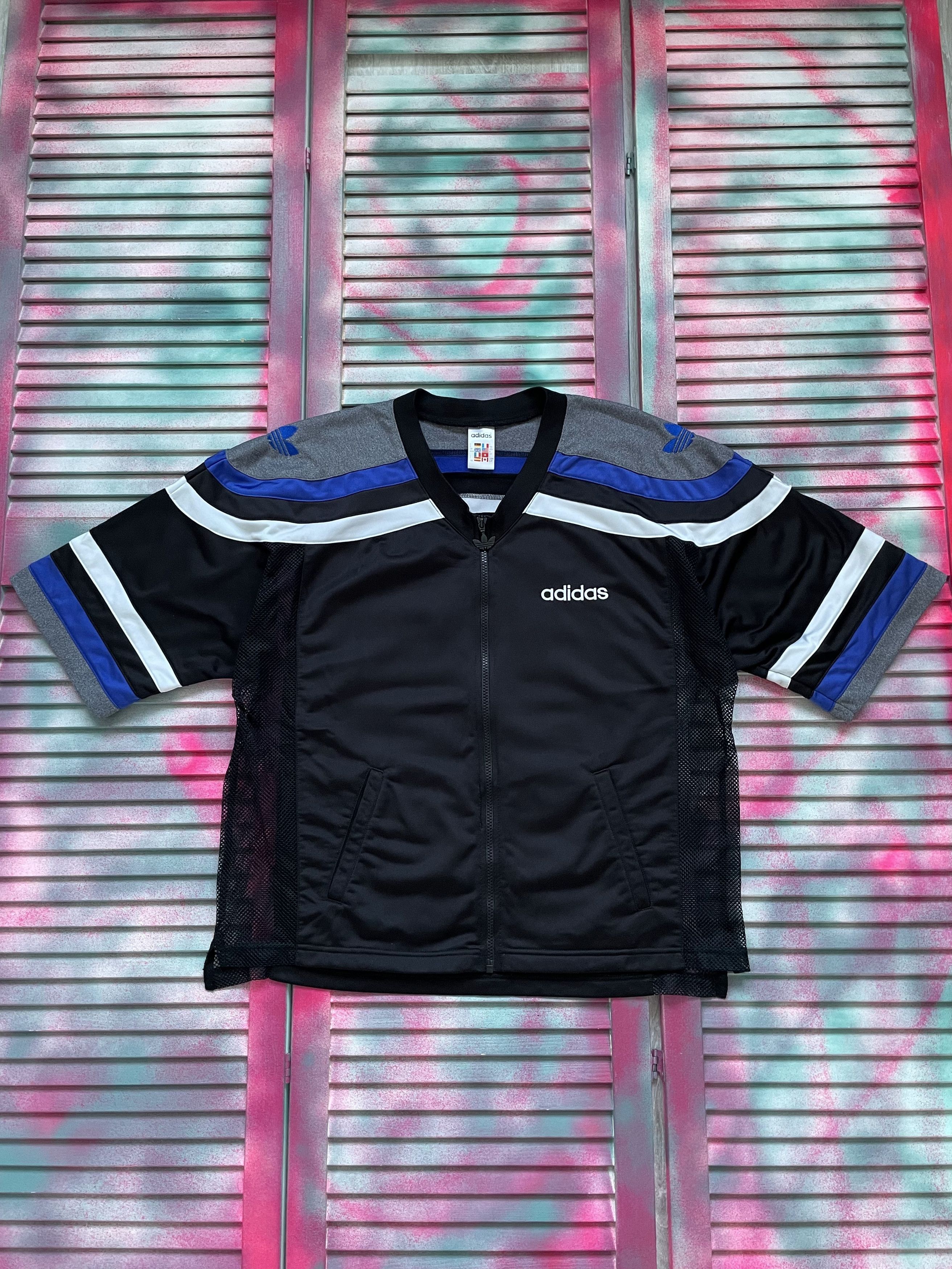 Adidas Vintage 90s Adidas Hockey Rugby Style Jersey Size US M / EU 48-50 / 2 - 1 Thumbnail