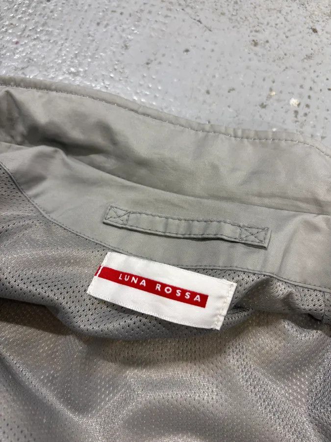 Prada AW2003 Prada Red White Nylon Luna Rossa Jacket Size US M / EU 48-50 / 2 - 9 Thumbnail