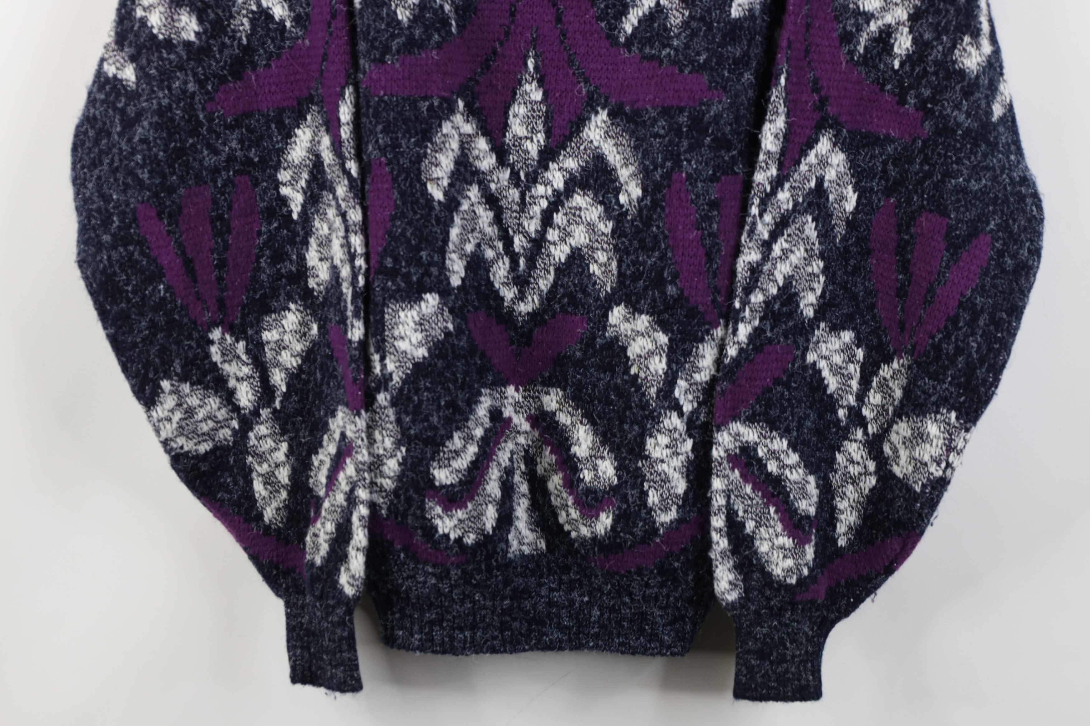 Vintage Vintage 90s Coogi Style Abstract Geometric Knit Sweater Size US M / EU 48-50 / 2 - 3 Thumbnail