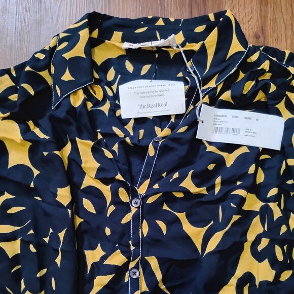 Marni NWT Marni Danna Sable Polo Neck Shirt Size L / US 10 / IT 46 - 1 Thumbnail