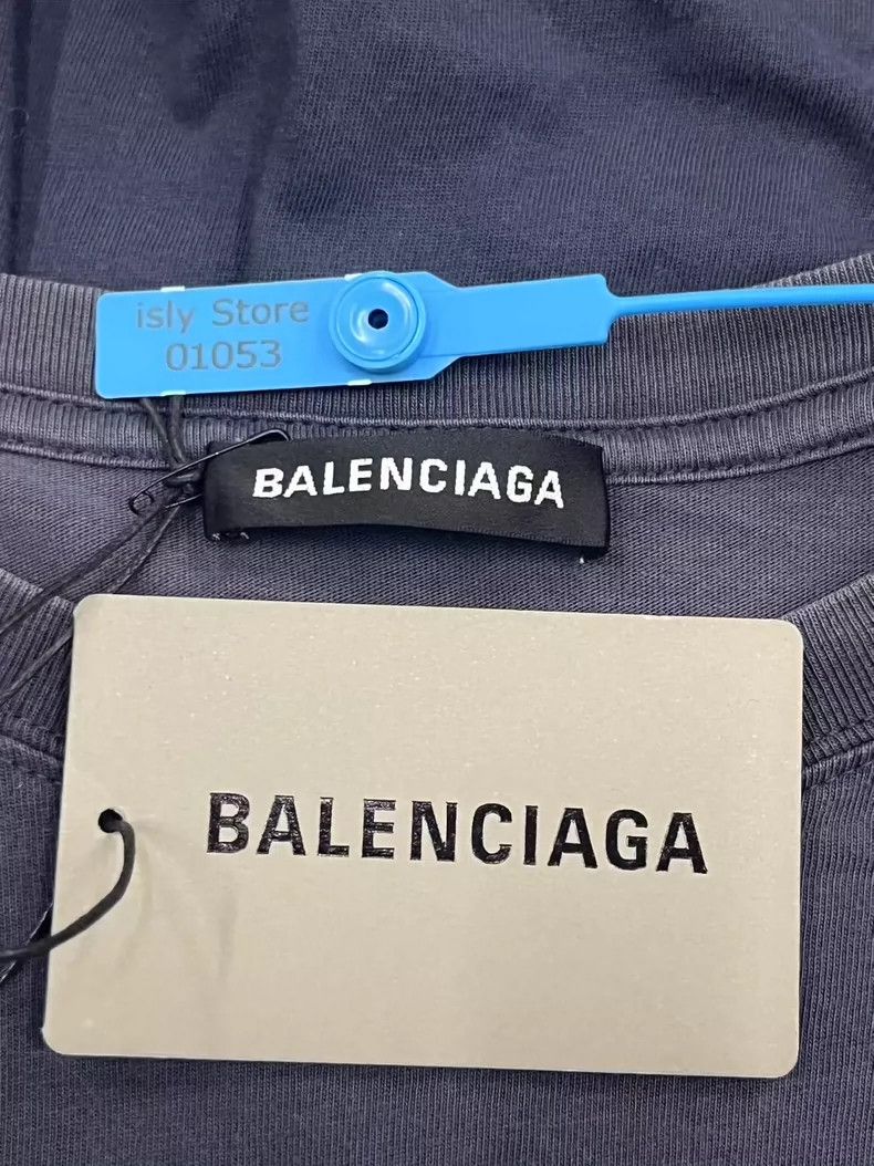 Balenciaga Balenciaga Logo Letter Printed Round Neck Short Sleeve T-S Size US XS / EU 42 / 0 - 5 Thumbnail