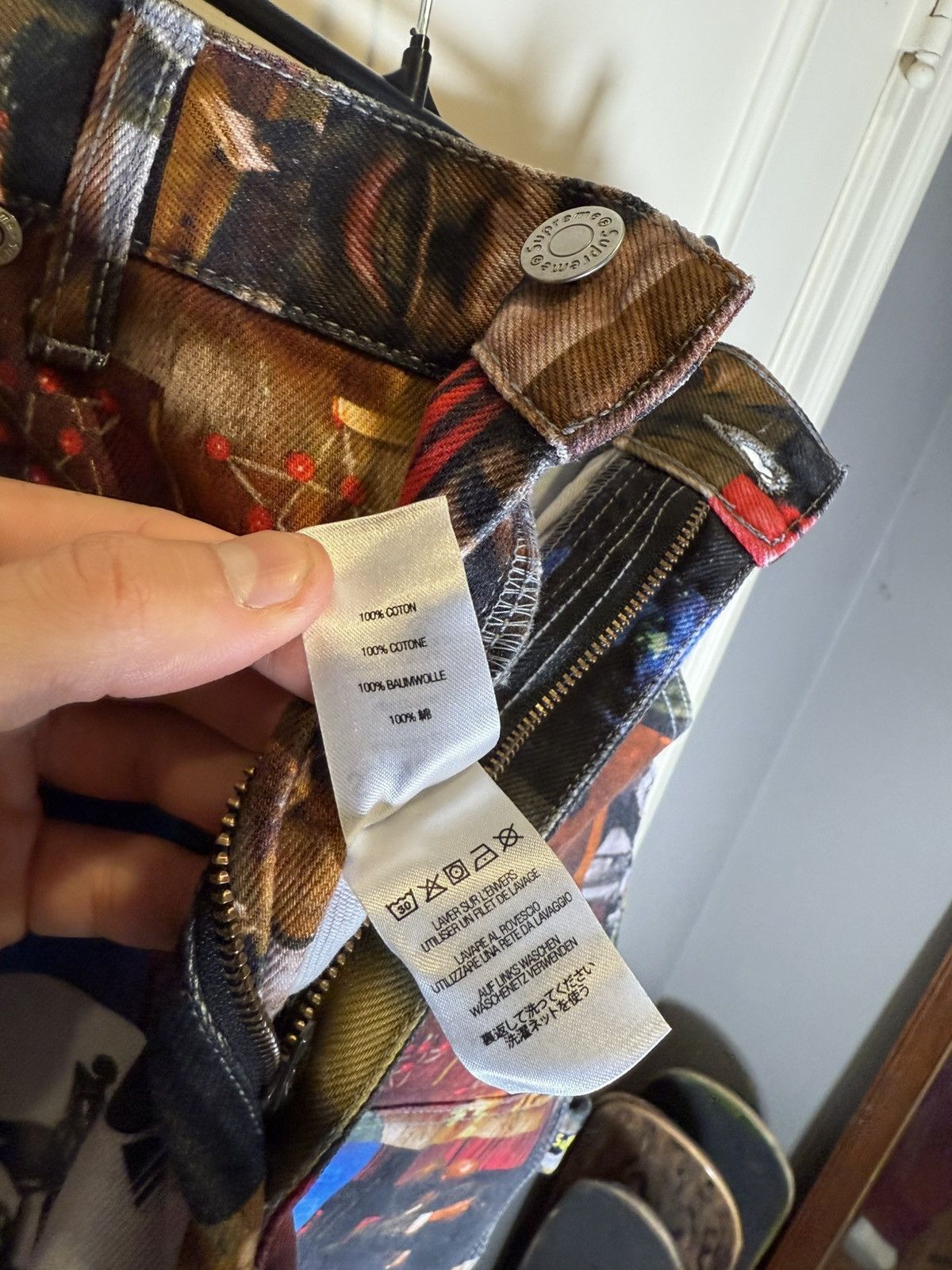 Supreme Supreme Nas & DMX Collage Double Knee Denim Print Pant Size US 32 / EU 48 - 7 Thumbnail