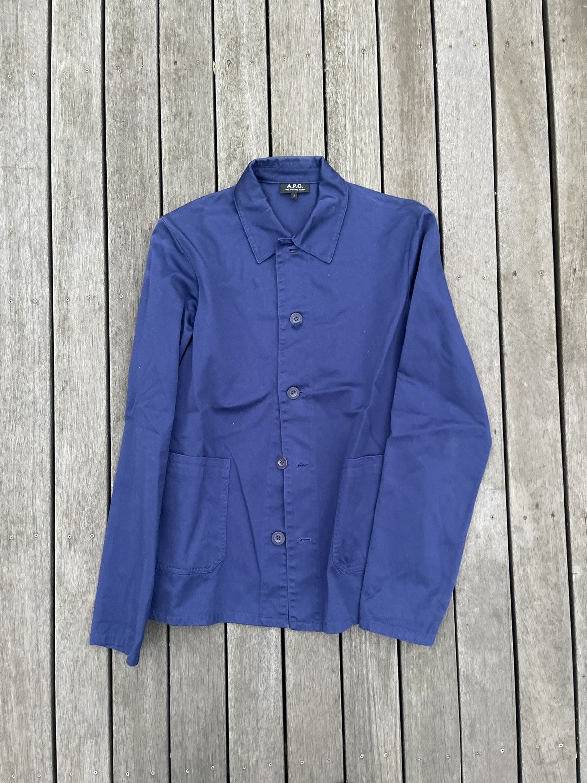 A.P.C. blue apc work jacket mens S Size US S / EU 44-46 / 1 - 1 Thumbnail