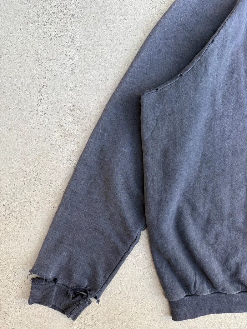 Raf Simons RAF SIMONS AW02 Archive Destroy Faded Raglan Sleeve Pullove Size US M / EU 48-50 / 2 - 3 Thumbnail