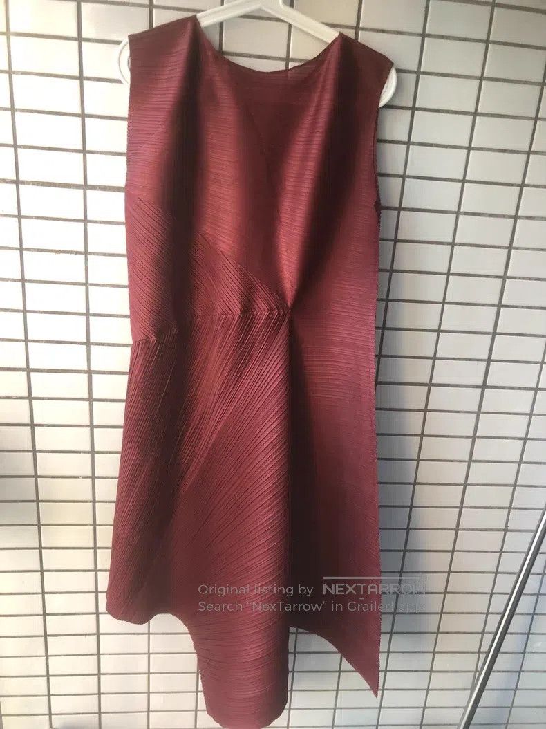 Issey Miyake Issey Miyake Brown Dress Size L / US 10 / IT 46 - 6 Thumbnail