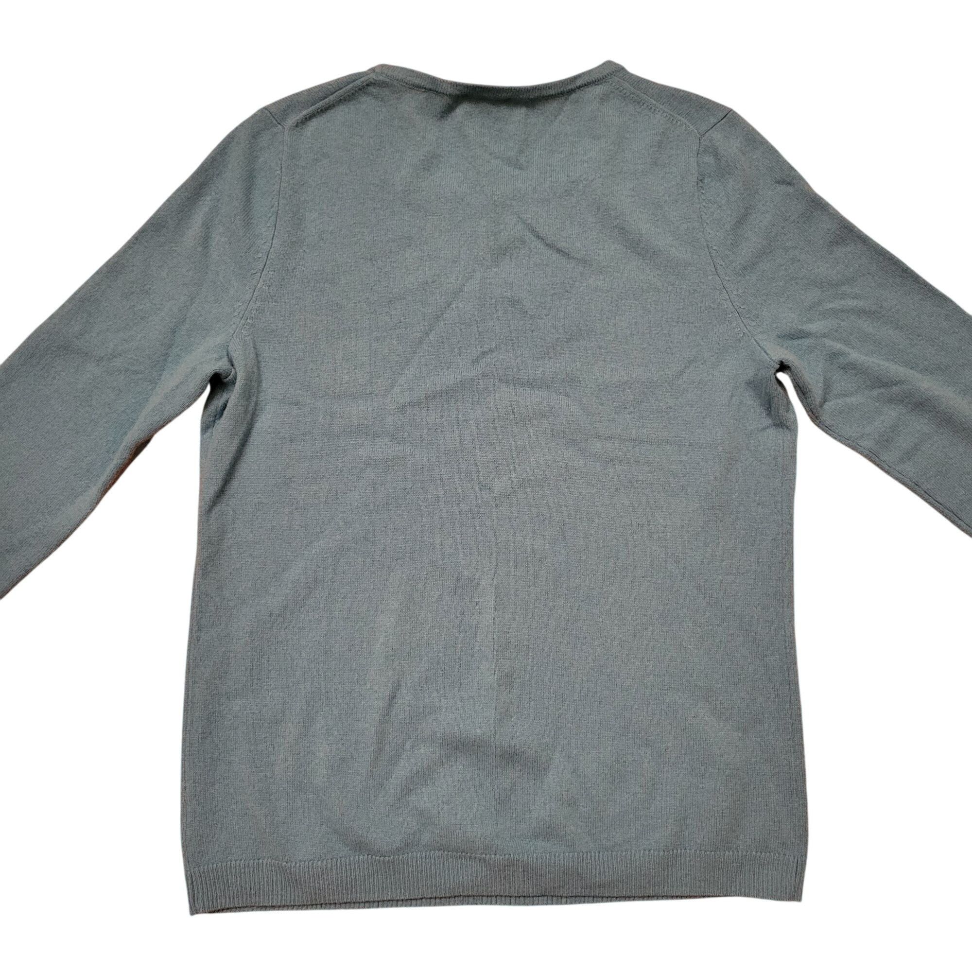 Talbots Talbots Blue Cashmere Sweater L Crew Neck Pullover Soft Cozy Size L / US 10 / IT 46 - 3 Thumbnail