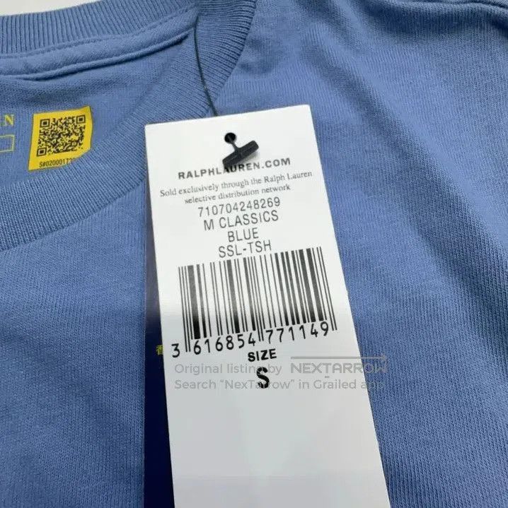 Polo Ralph Lauren Polo Ralph Lauren Solid Logo Embroidered Crew Neck T. Size US S / EU 44-46 / 1 - 6 Thumbnail