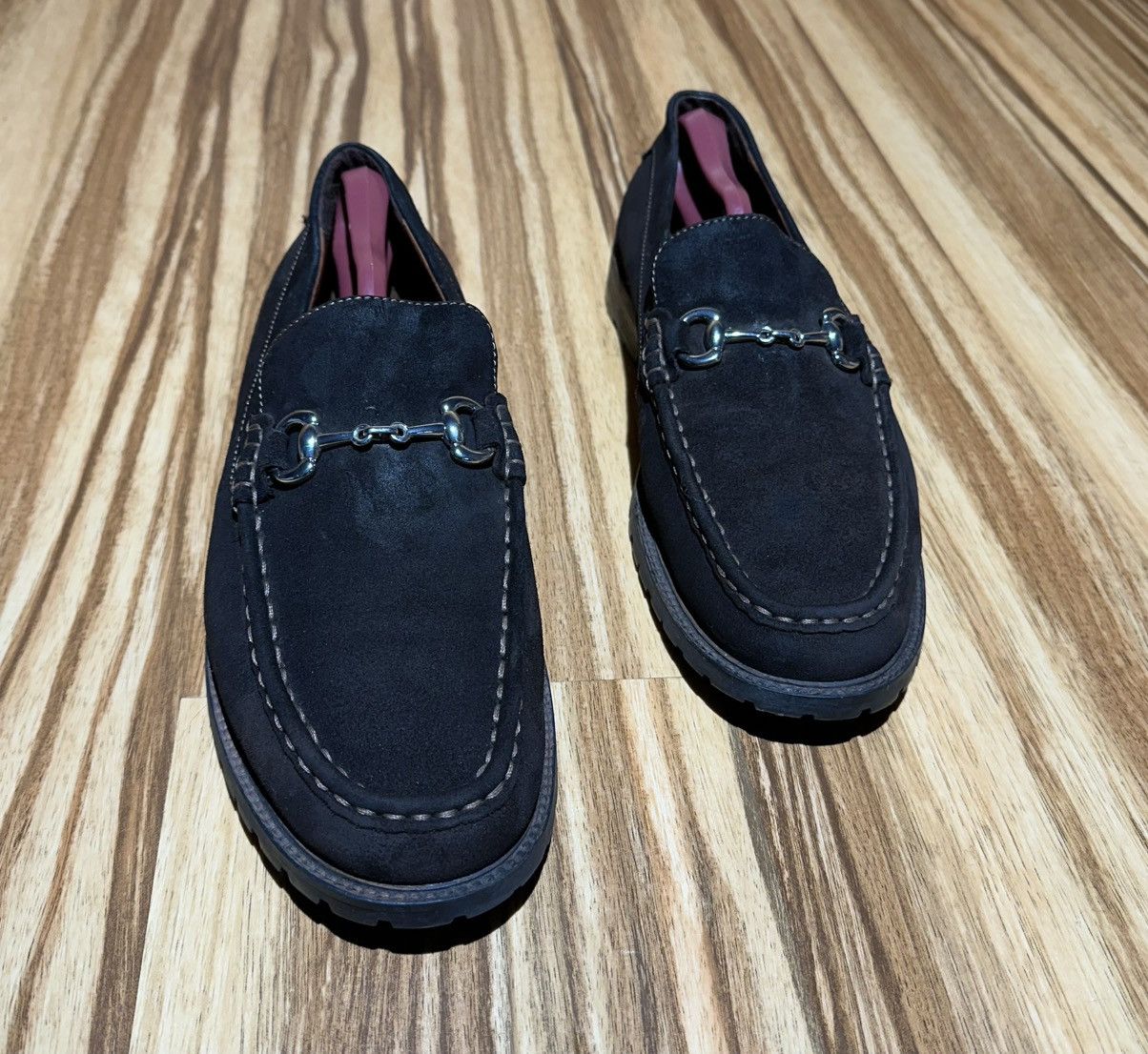 Tasso Elba Tasso Elba Dark Brown Suede Slip-On Loafers Size 10 1/2 Size US 10.5 / EU 43-44 - 1 Thumbnail