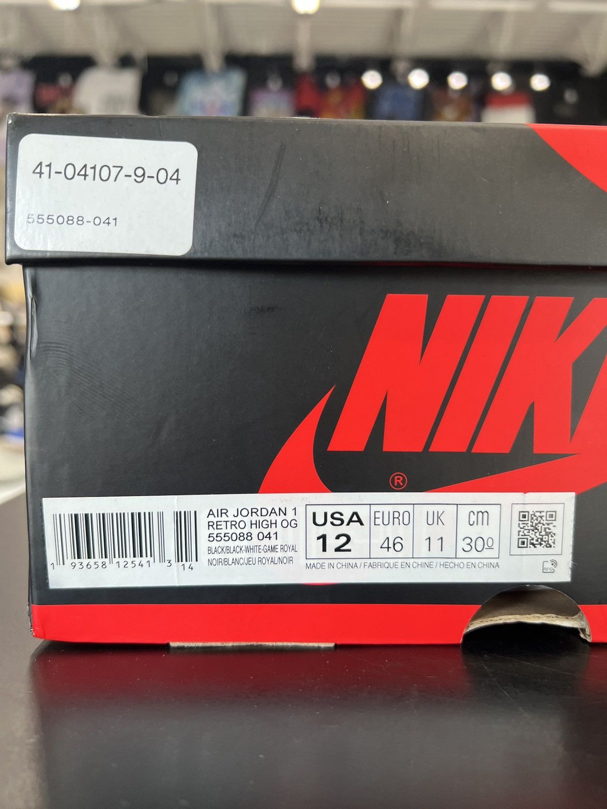 Jordan Brand × Nike Air Jordan 1 High Retro OG Royal Toe Sz. 12 (2020) Size US 12 / EU 45 - 11 Thumbnail