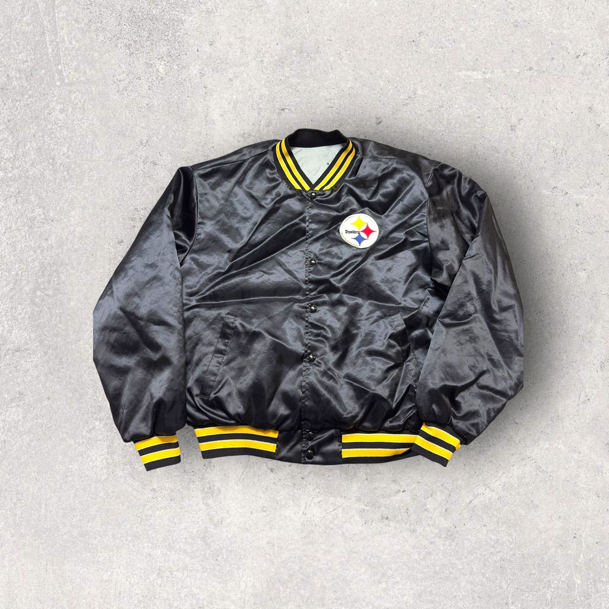NFL Vintage Pittsburgh Steelers bomber jacket Size US XL / EU 56 / 4 - 1 Thumbnail