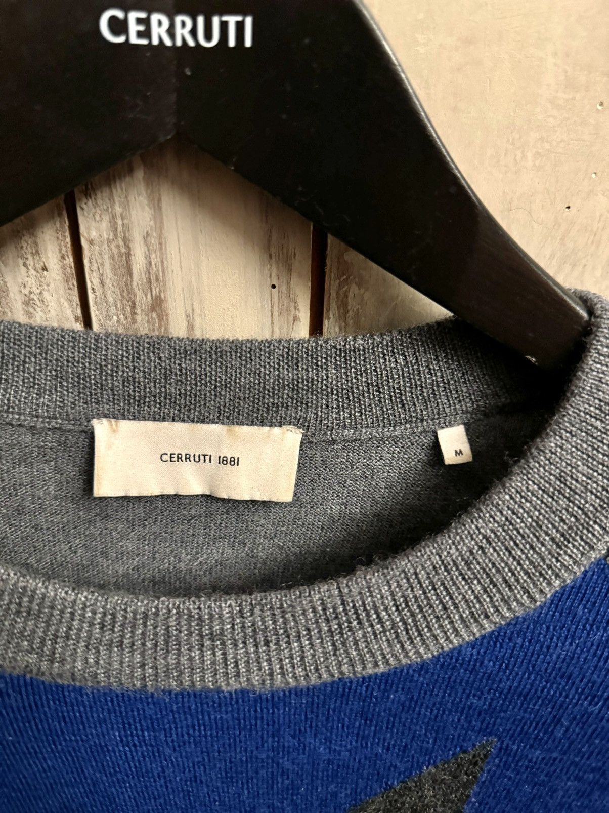 Cerruti 1881 cerruti runway line wool jumper M Size US M / EU 48-50 / 2 - 2 Thumbnail