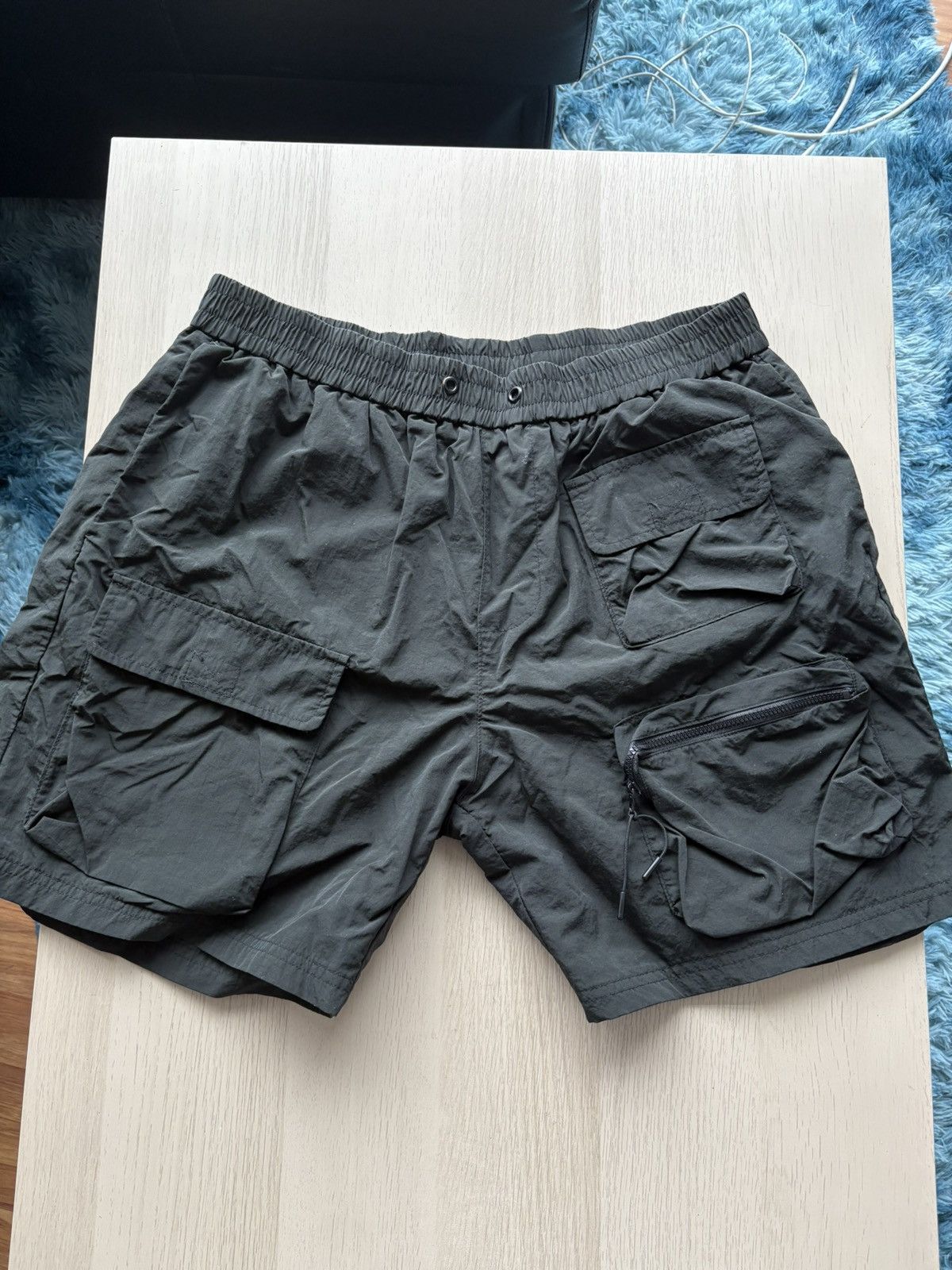 Richie Le Collection Richie Le Cargo Shorts Size M Black Summer Size US 34 / EU 50 - 1 Thumbnail