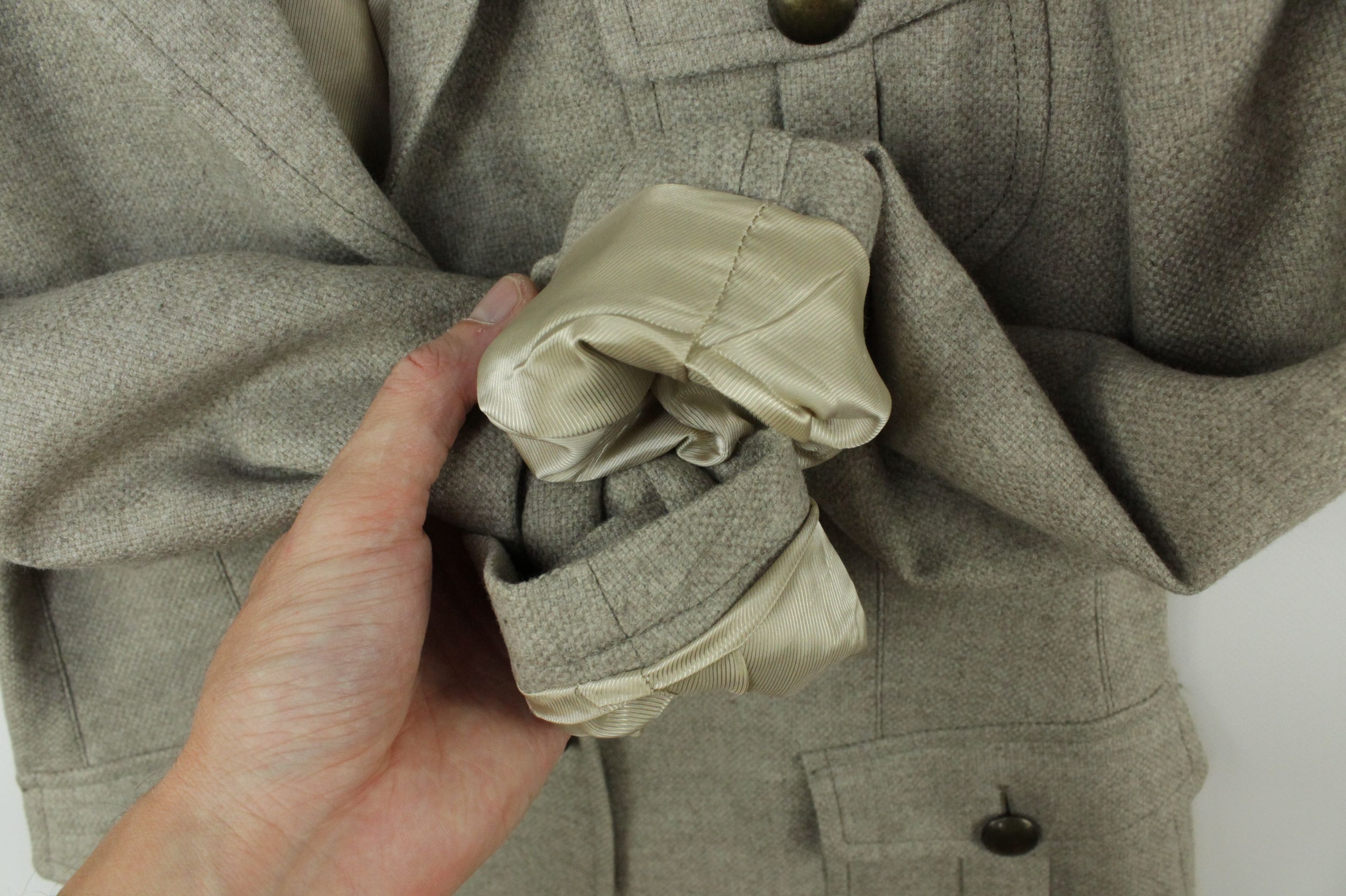 Tagliatore Tagliatore Women's Tweed Wool/Cashmere Blazer Jacket Size L / US 10 / IT 46 - 5 Thumbnail