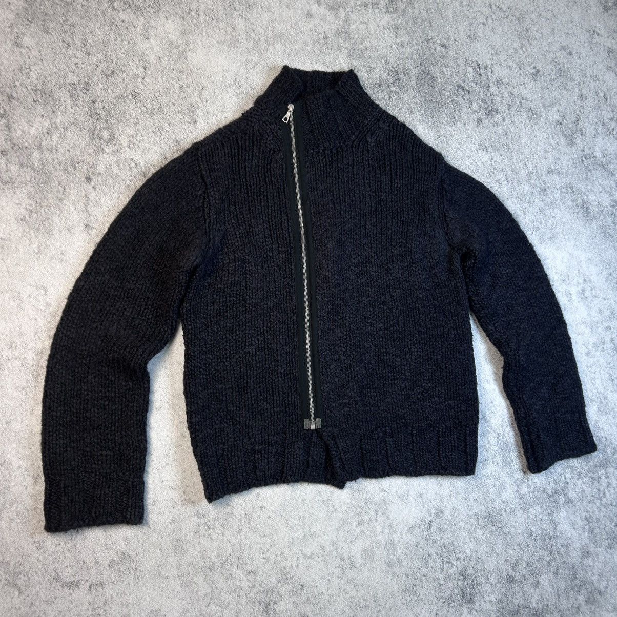 Dries Van Noten !extremely rare Dries Van Noten wool and mohair zip cardigan Size US L / EU 52-54 / 3 - 6 Thumbnail