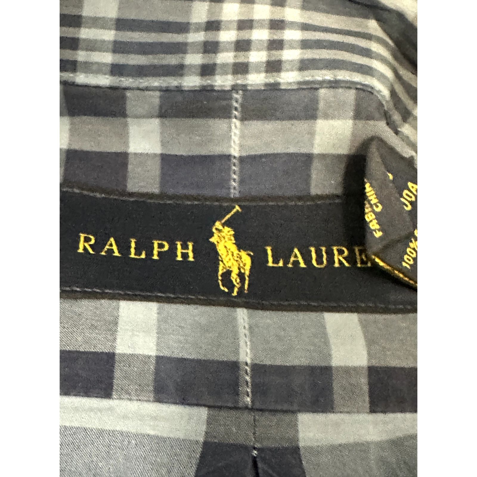 Ralph Lauren Ralph Lauren VTG Blue Plaid Button Down 100% Cotton Shirt L Size US L / EU 52-54 / 3 - 7 Thumbnail