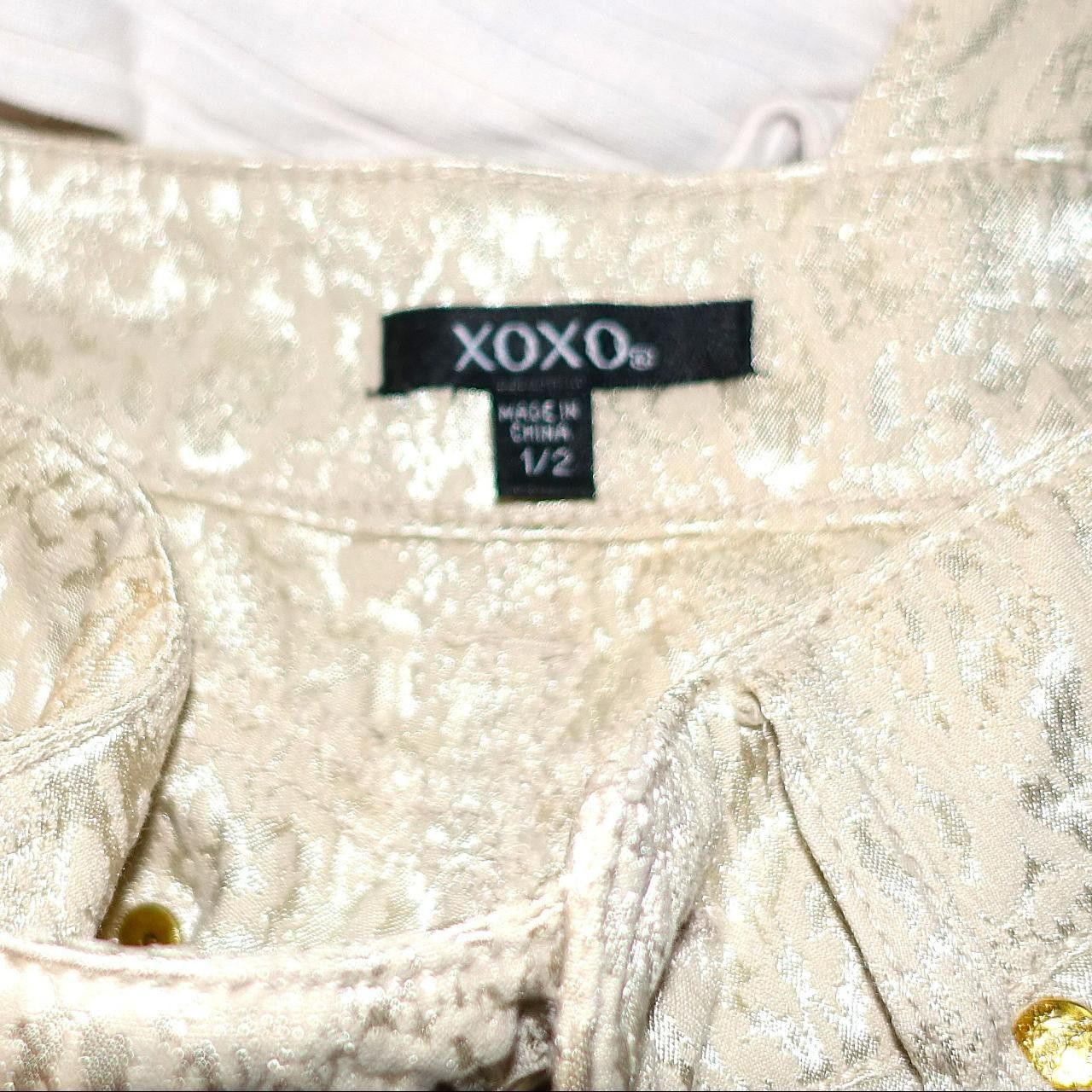 XOXO XOXO Beige Boho Jeans 1/2 Size 25" / US 0 / IT 36 - 8 Thumbnail