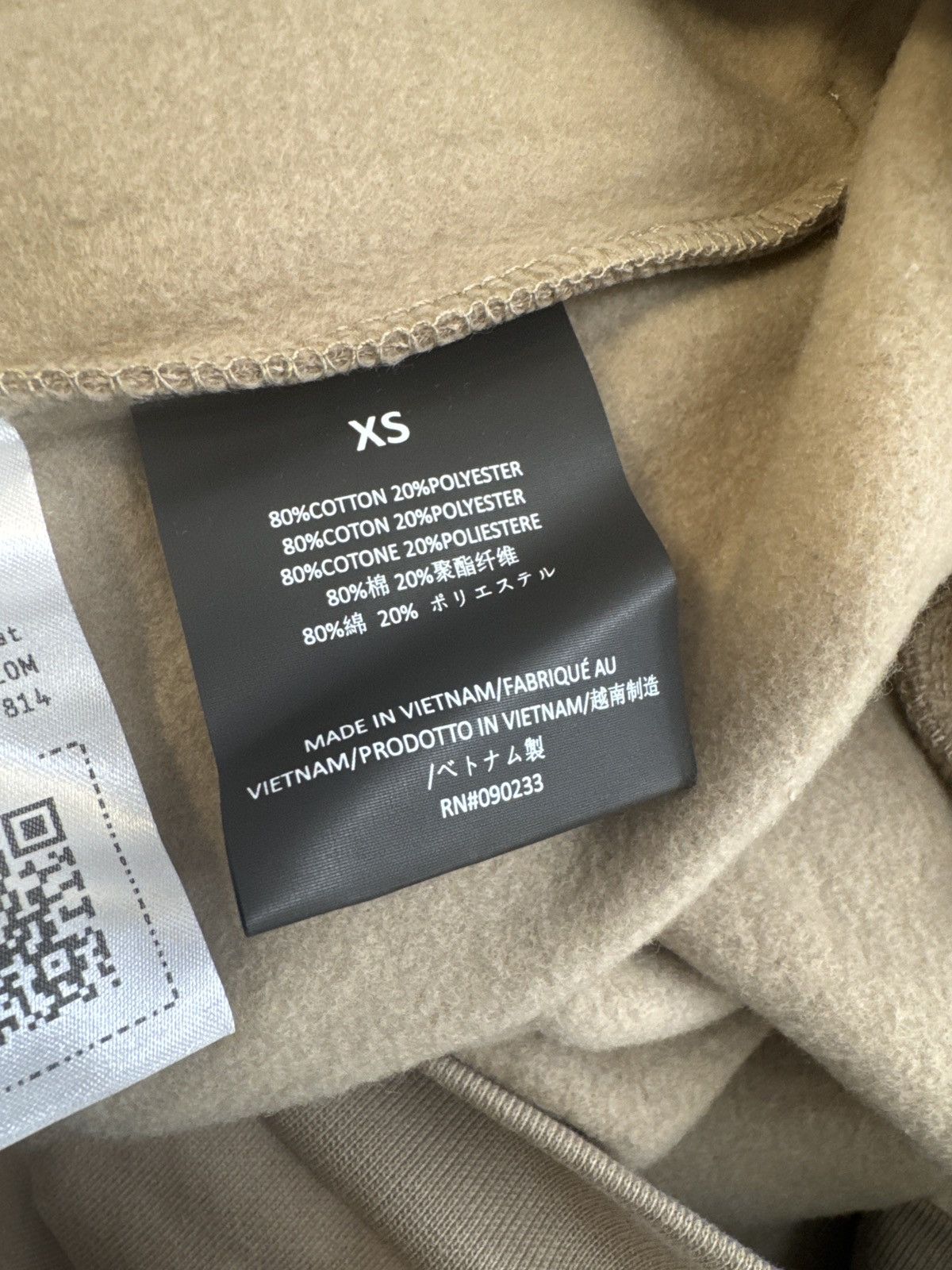 Fear of God Fear of God Essentials Fleece Hoodie Desert Sand Size XS Size US XS / EU 42 / 0 - 5 Thumbnail