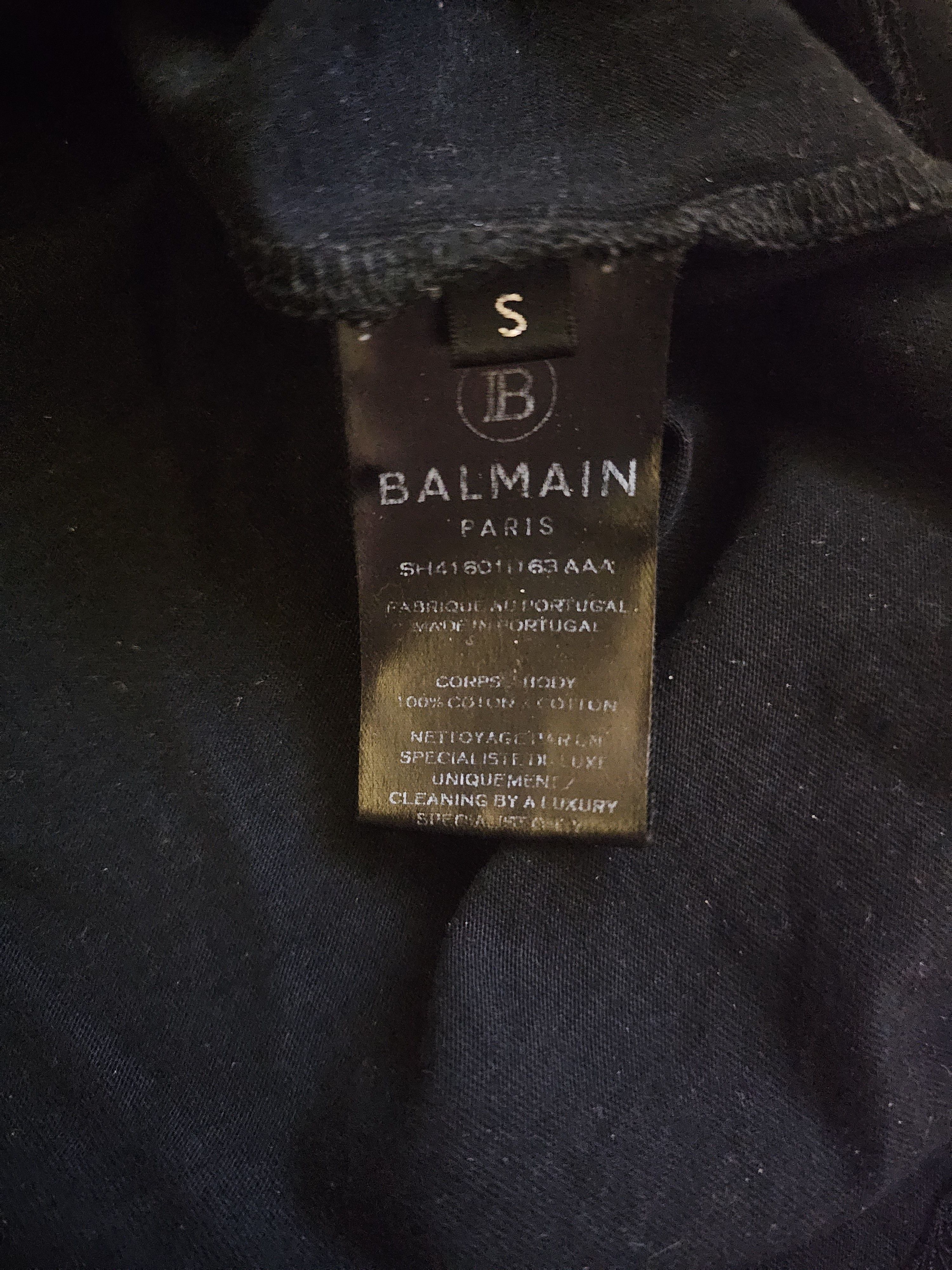 Balmain Balmain men's t-shirts size S like M Size US S / EU 44-46 / 1 - 5 Thumbnail